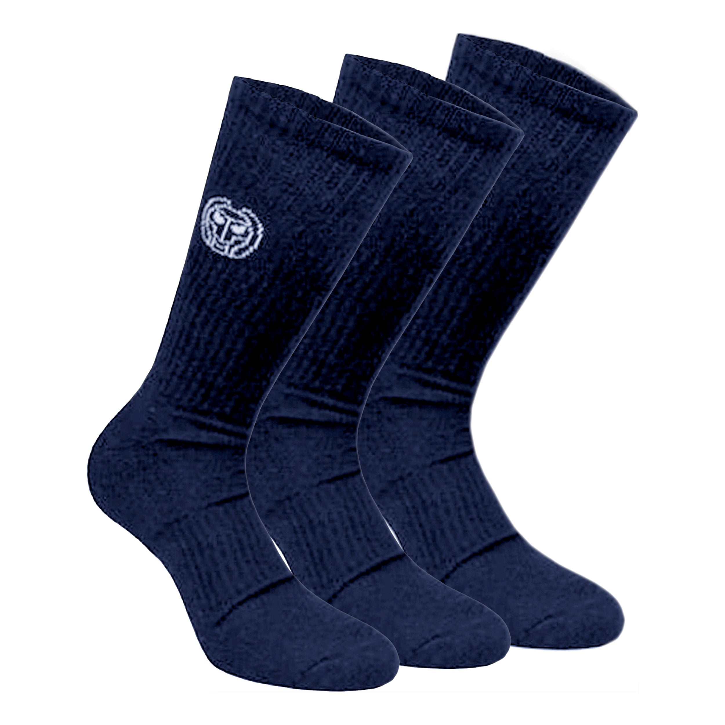 Bidi Badu Don Carlito Crew Move Tennissocken 3er Pack - Dunkelblau, Weiß