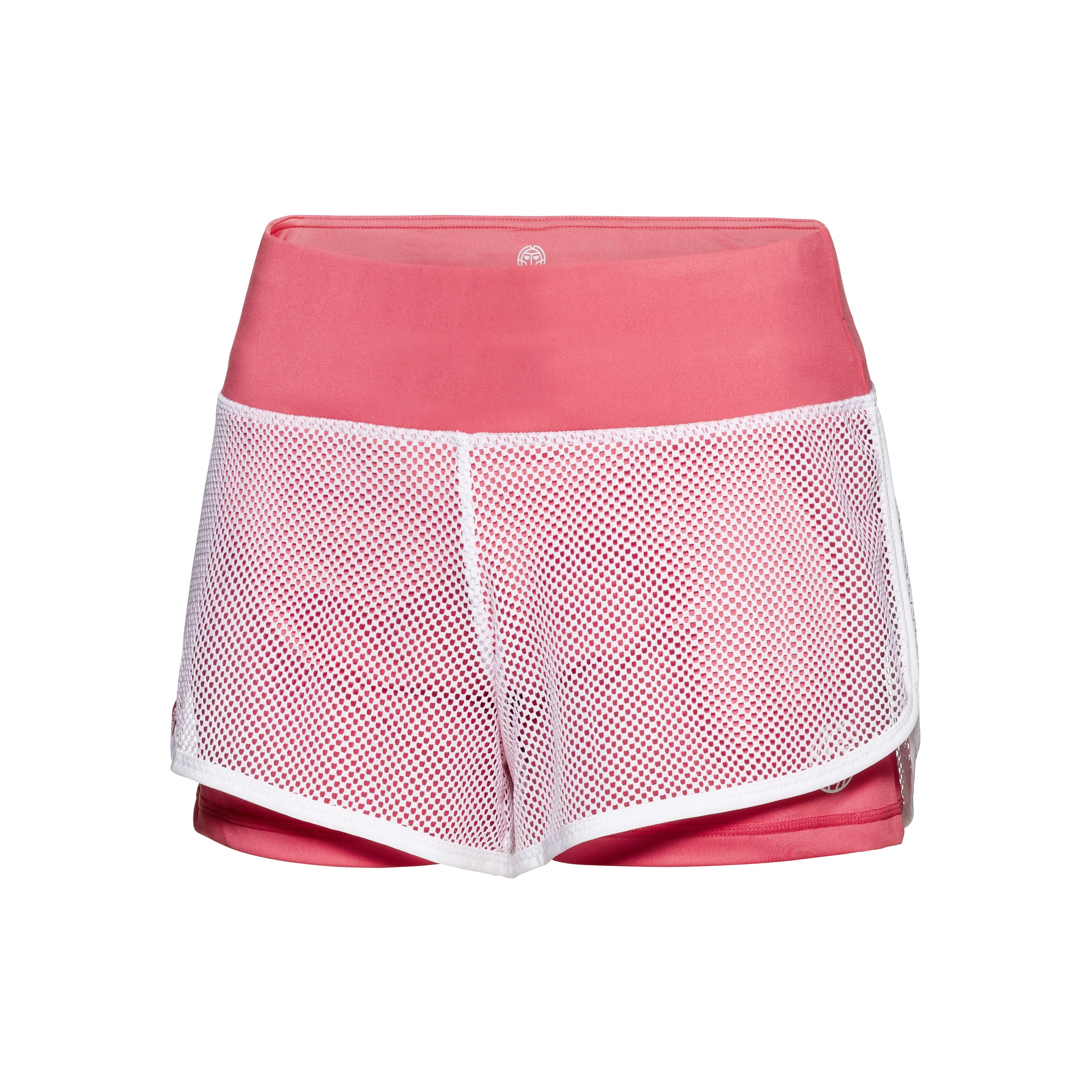 Bidi Badu Efia Tech (2in1) Shorts Damen - Koralle, Weiß