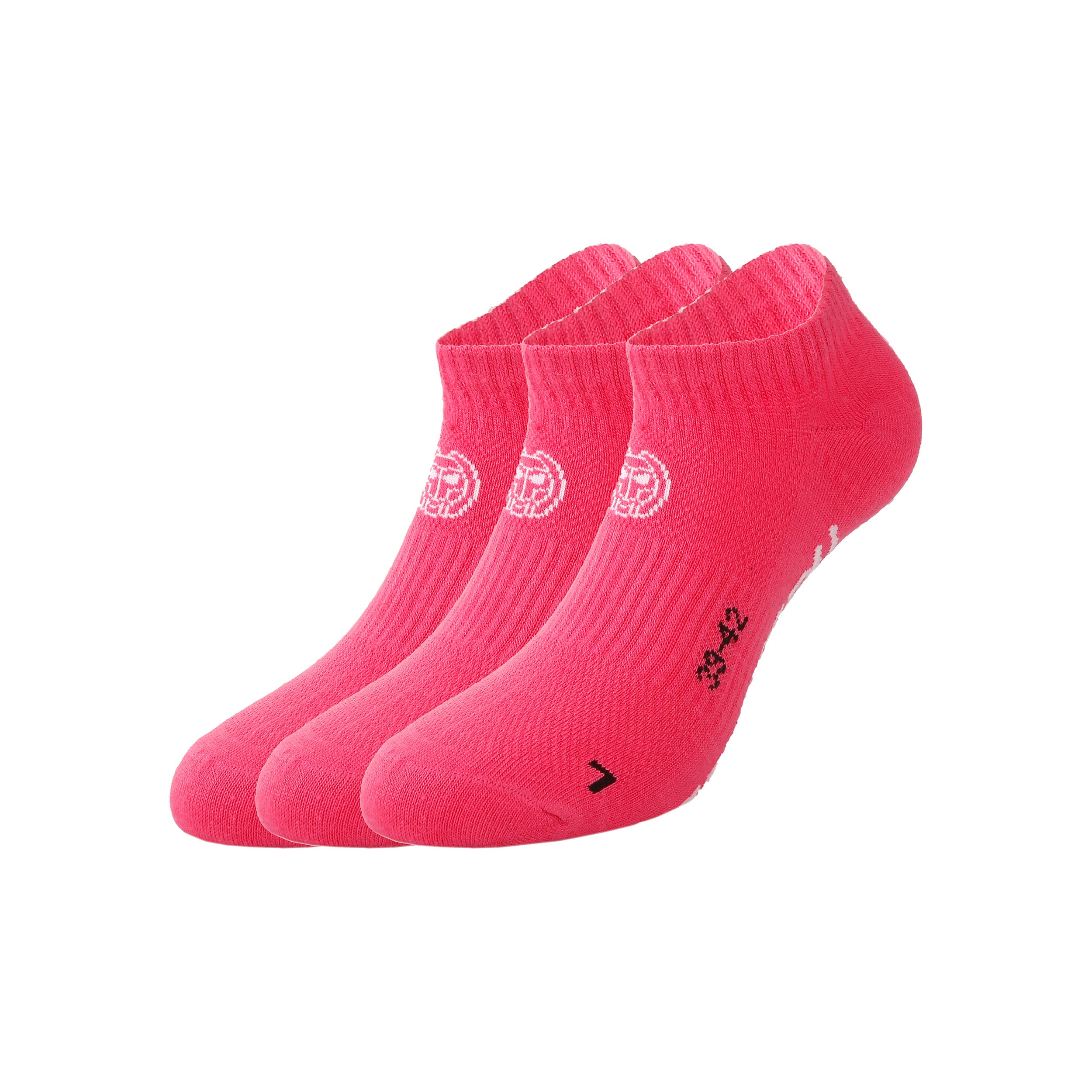 Bidi Badu Karli Tech No - Show Sportsocken 3er Pack Pink, Weiß