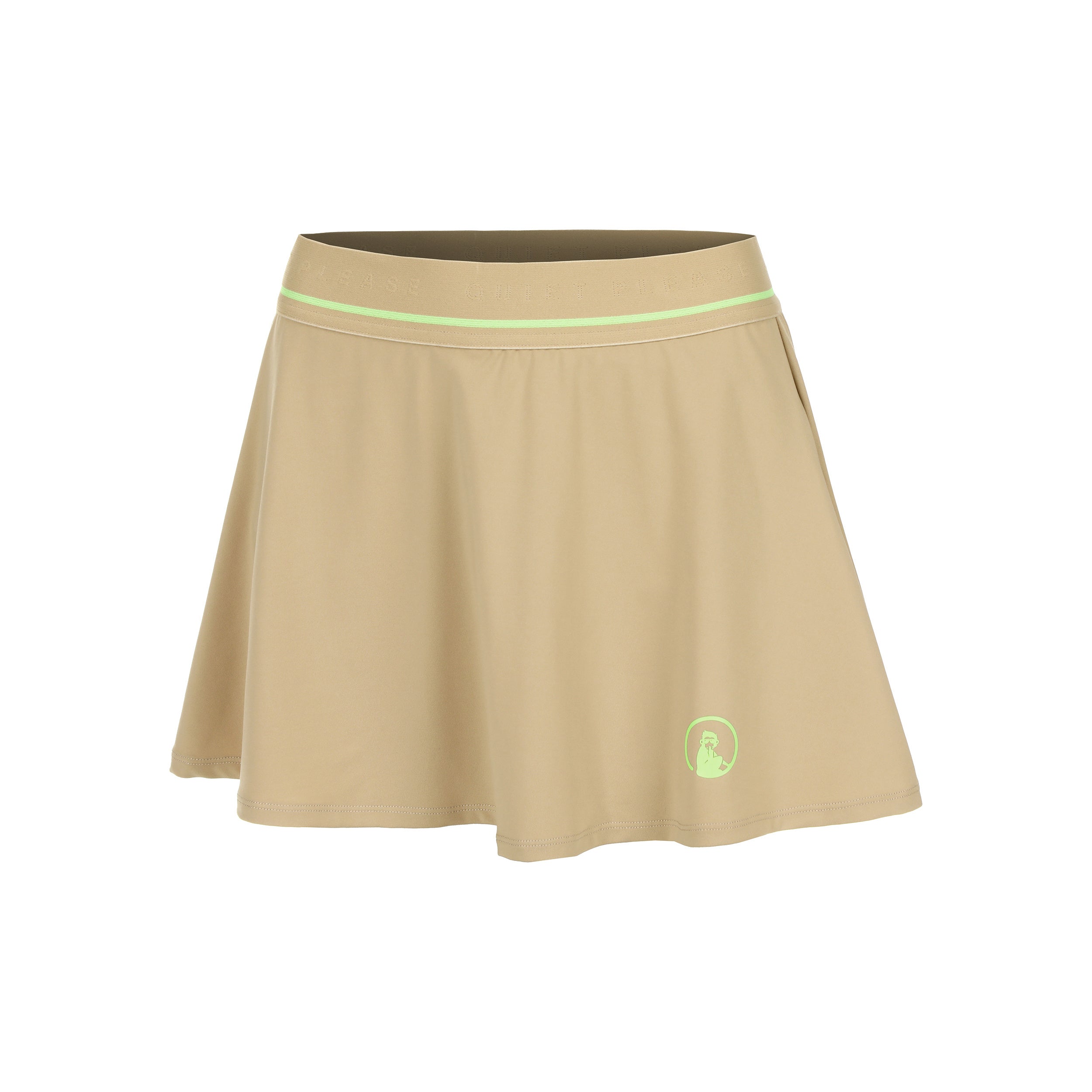 Quiet Please Wild Bounce Rock Damen - Beige, Neongrün