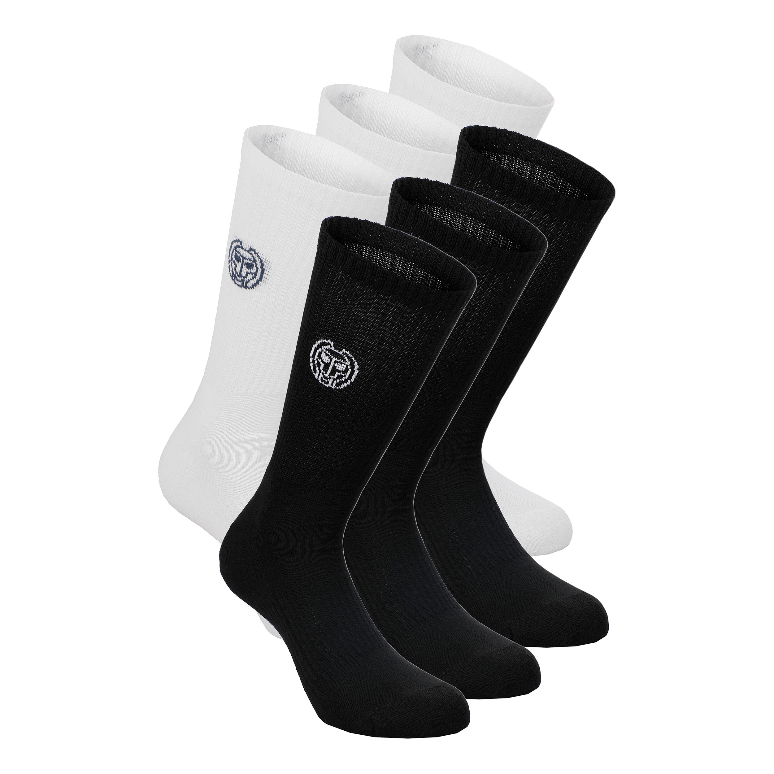 Bidi Badu Don Carlito Xxl Crew Move Sportsocken 6er Pack - Schwarz, Weiß