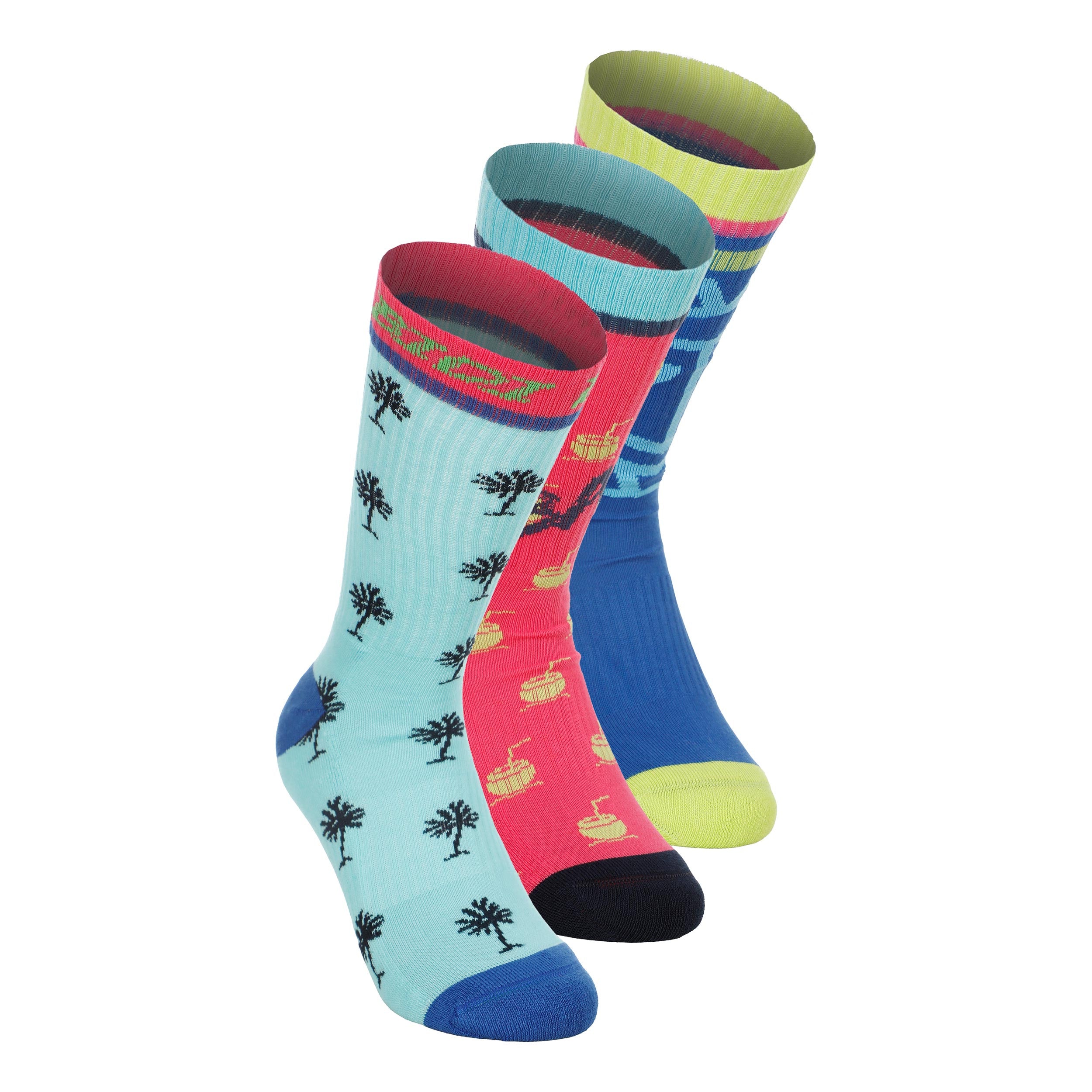 Bidi Badu Bold Bro Ii Crew Printed Move Tennissocken - Mehrfarbig