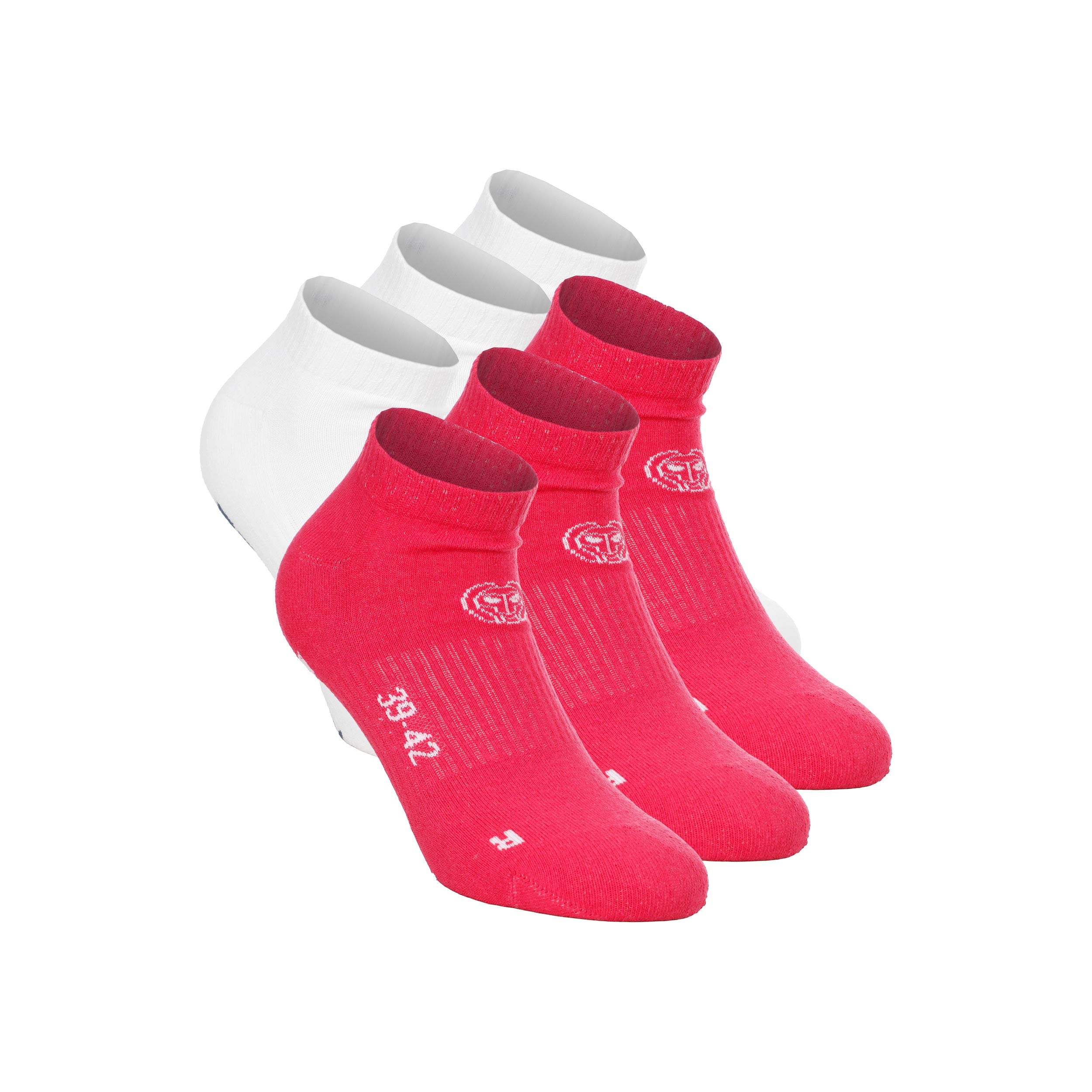 Bidi Badu No Party Xxl Show Move Tennissocken - Pink, Weiß