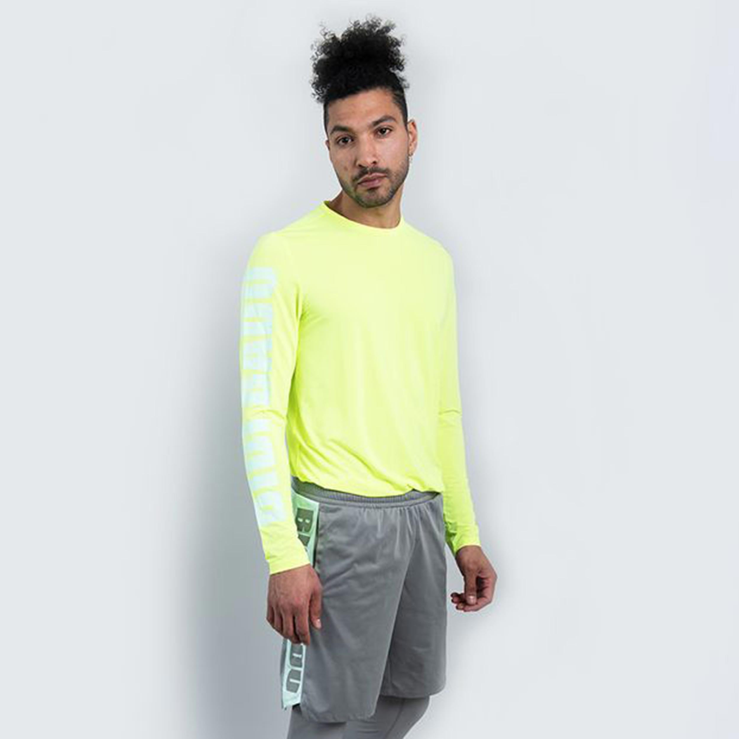Bidi Badu Ventris Move Longsleeve Herren - Neongelb