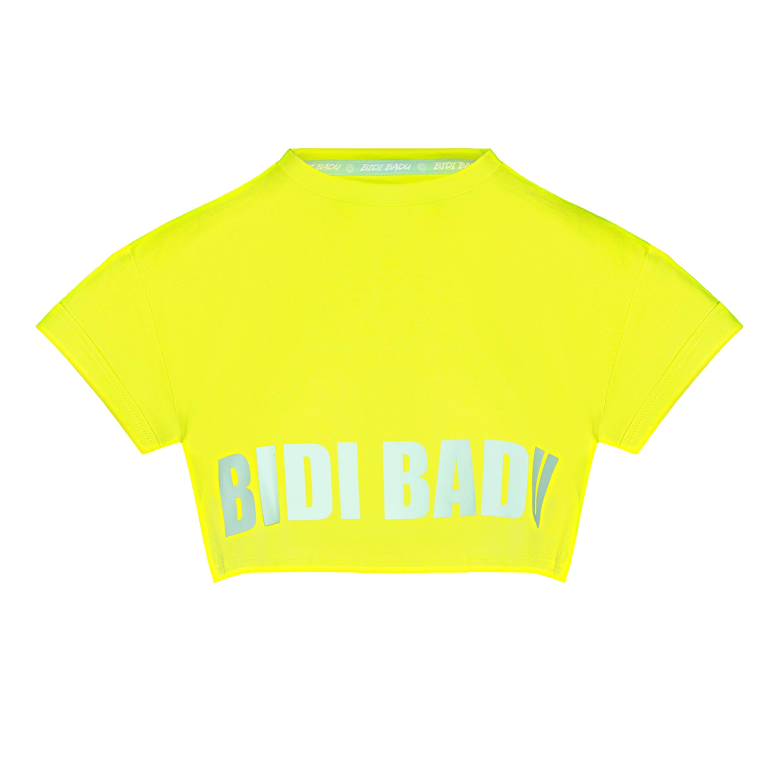 Bidi Badu Abdominis Crop Move T - Shirt Damen Neongelb