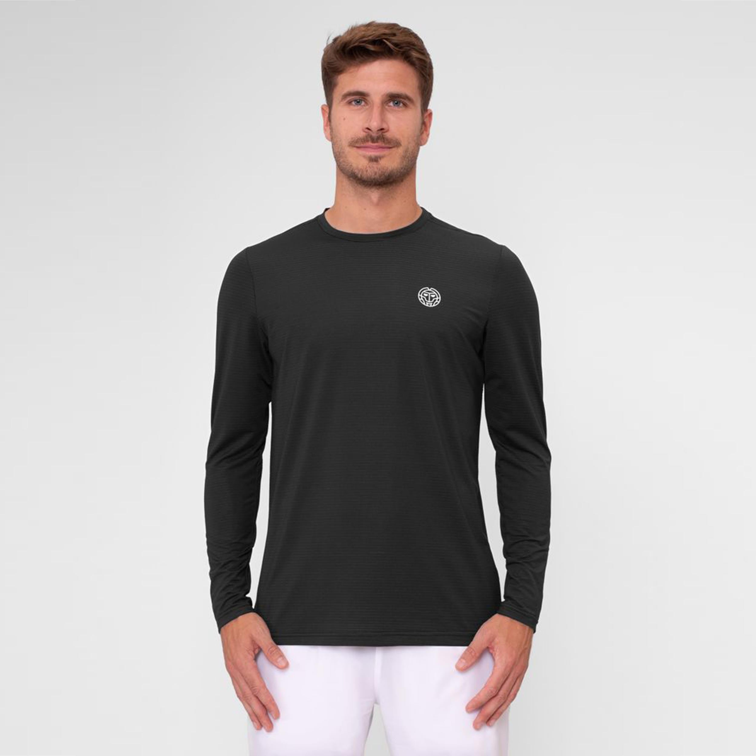 Bidi Badu Crew Roundneck Longsleeve Herren - Schwarz