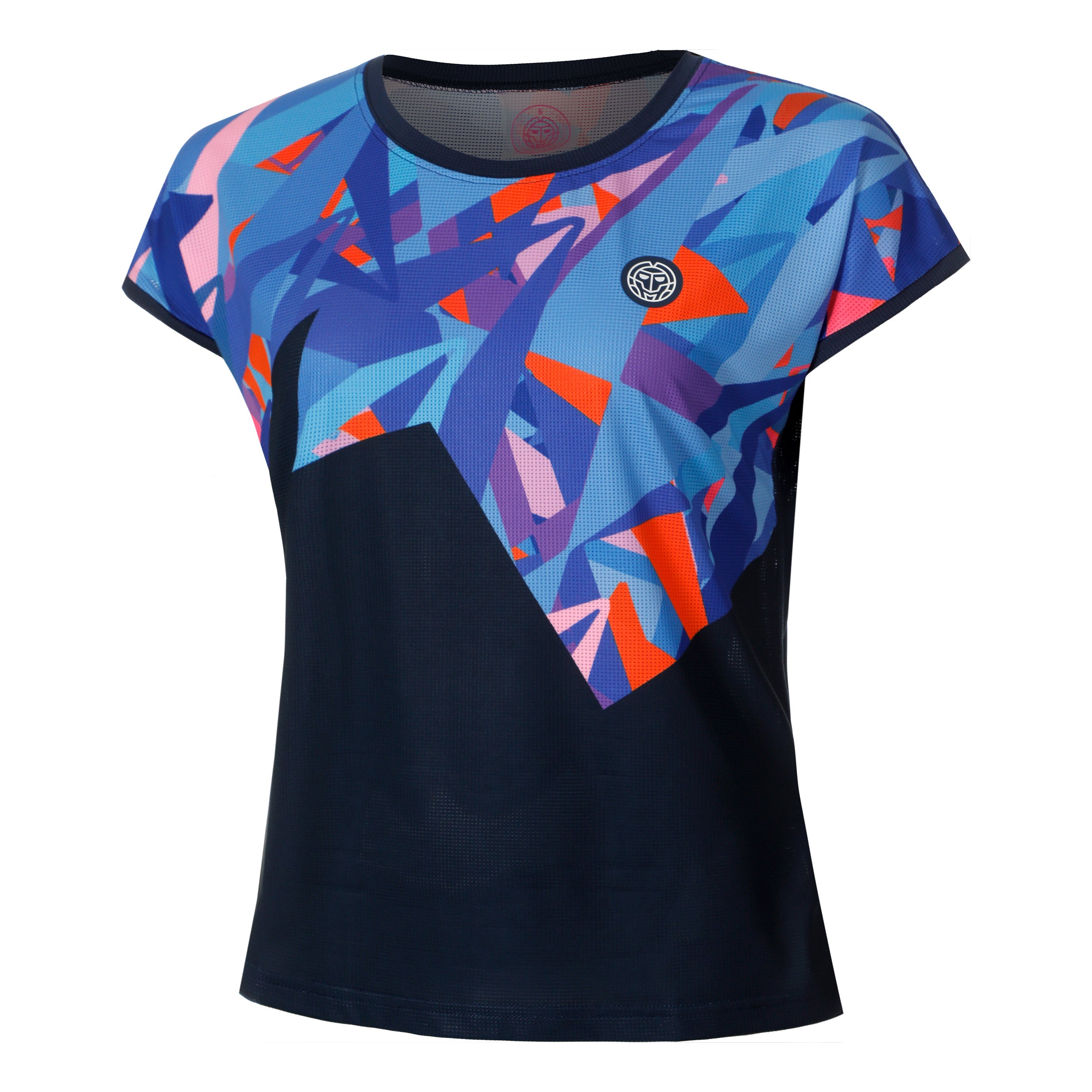 Bidi Badu Spike T - Shirt Damen Dunkelblau, Mehrfarbig