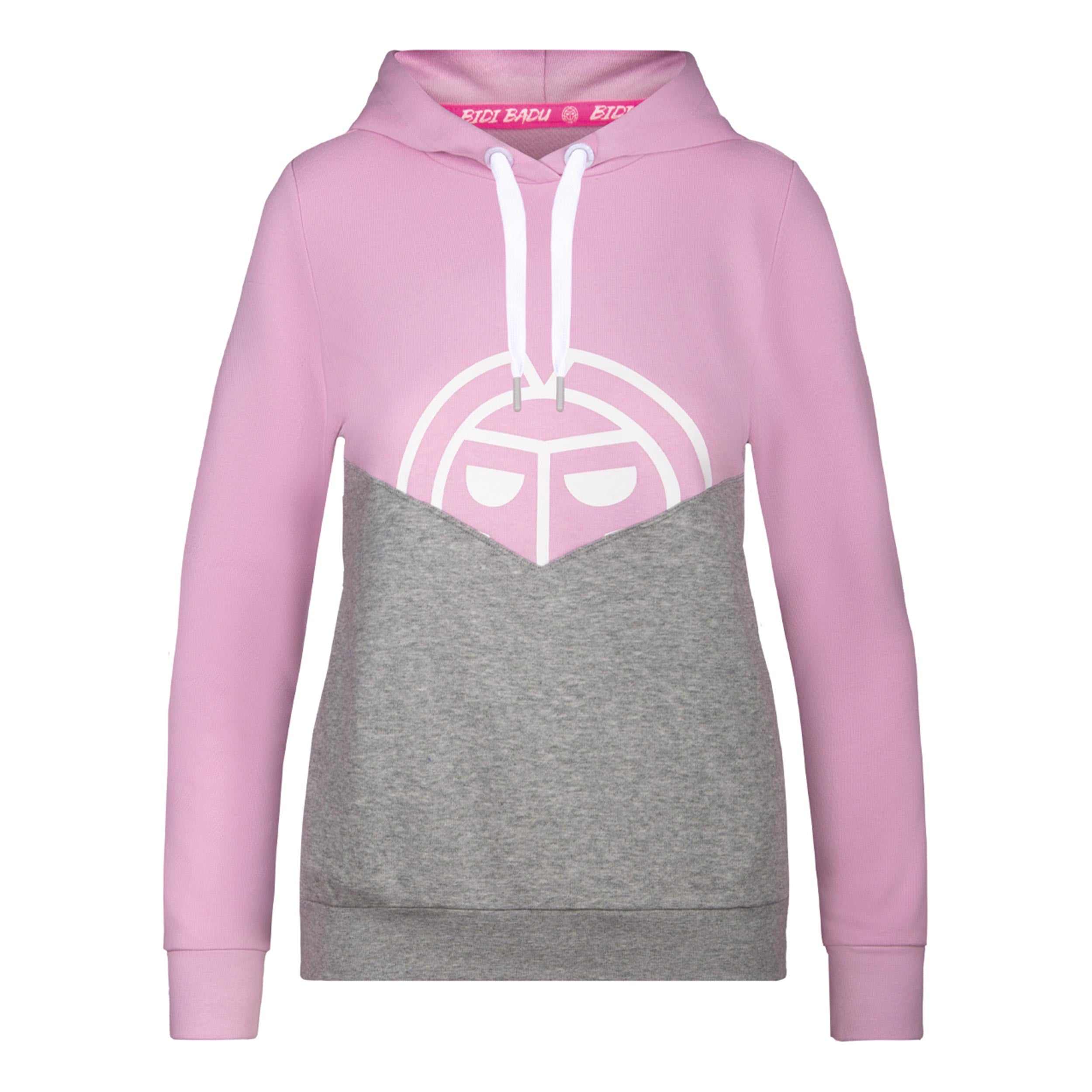Bidi Badu Salia Lifestyle Hoody Damen - Rosa, Hellgrau