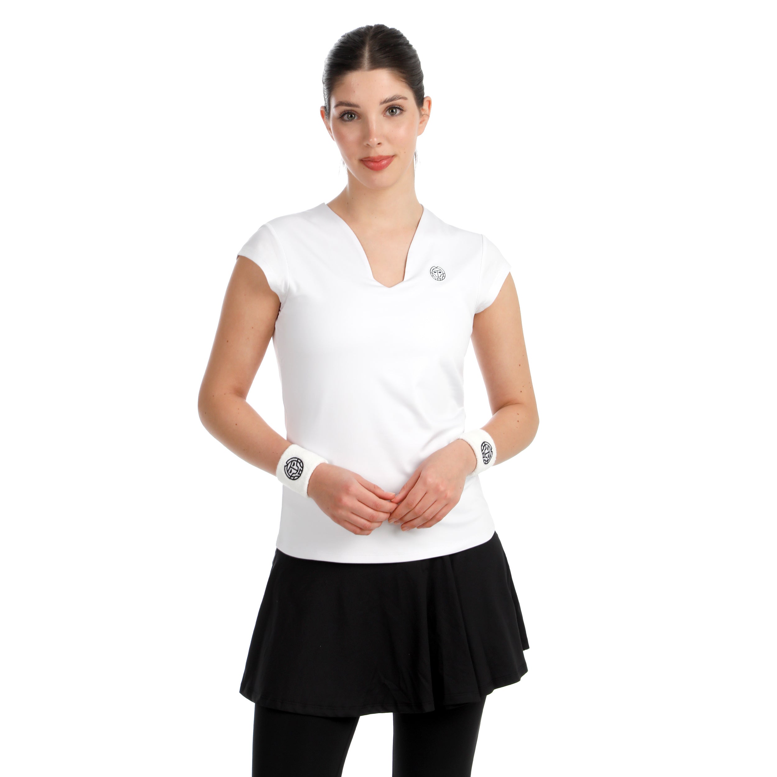 Bidi Badu Crew 2.0 V - Neck T Shirt Damen Weiß