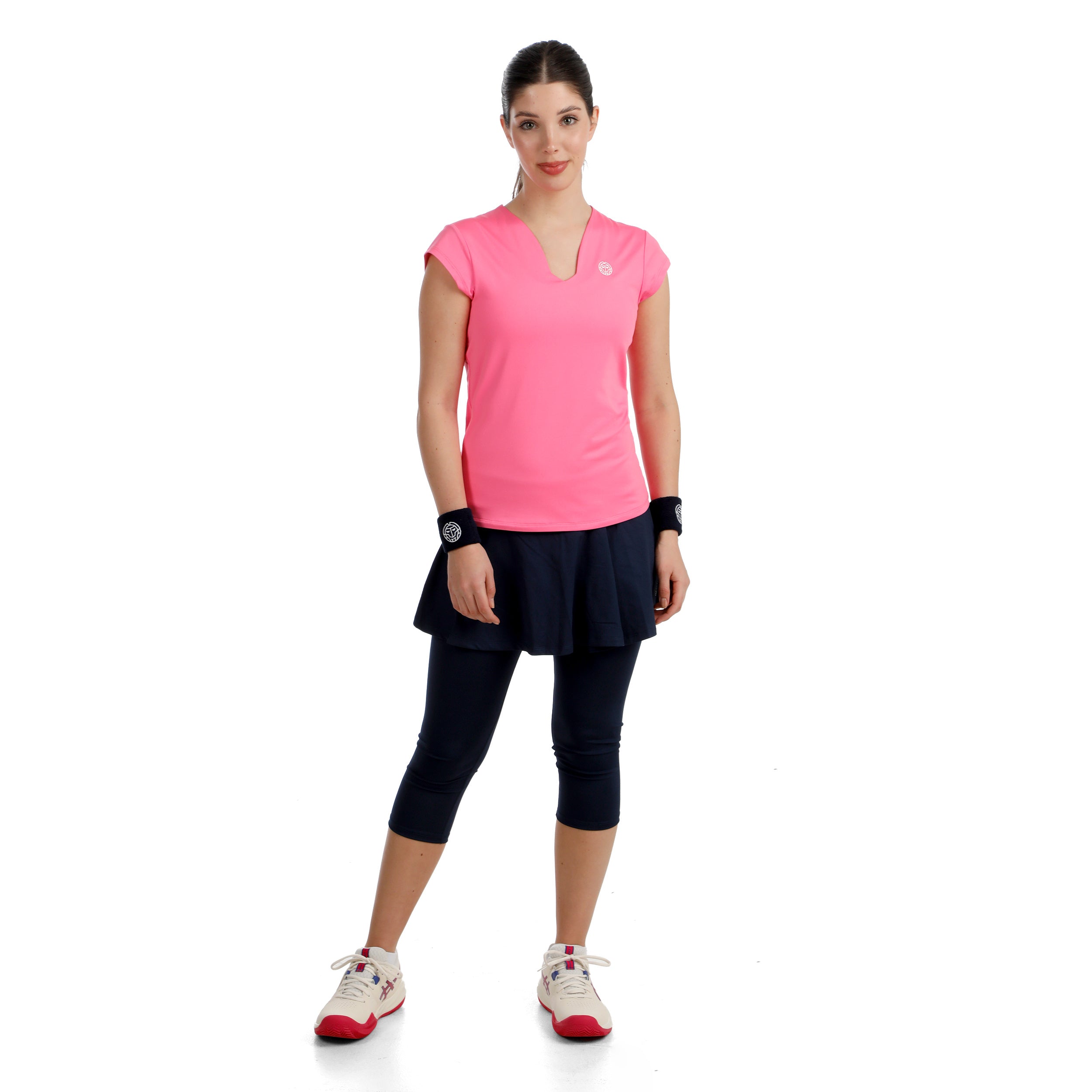Bidi Badu Crew 2.0 V - Neck T Shirt Damen Pink