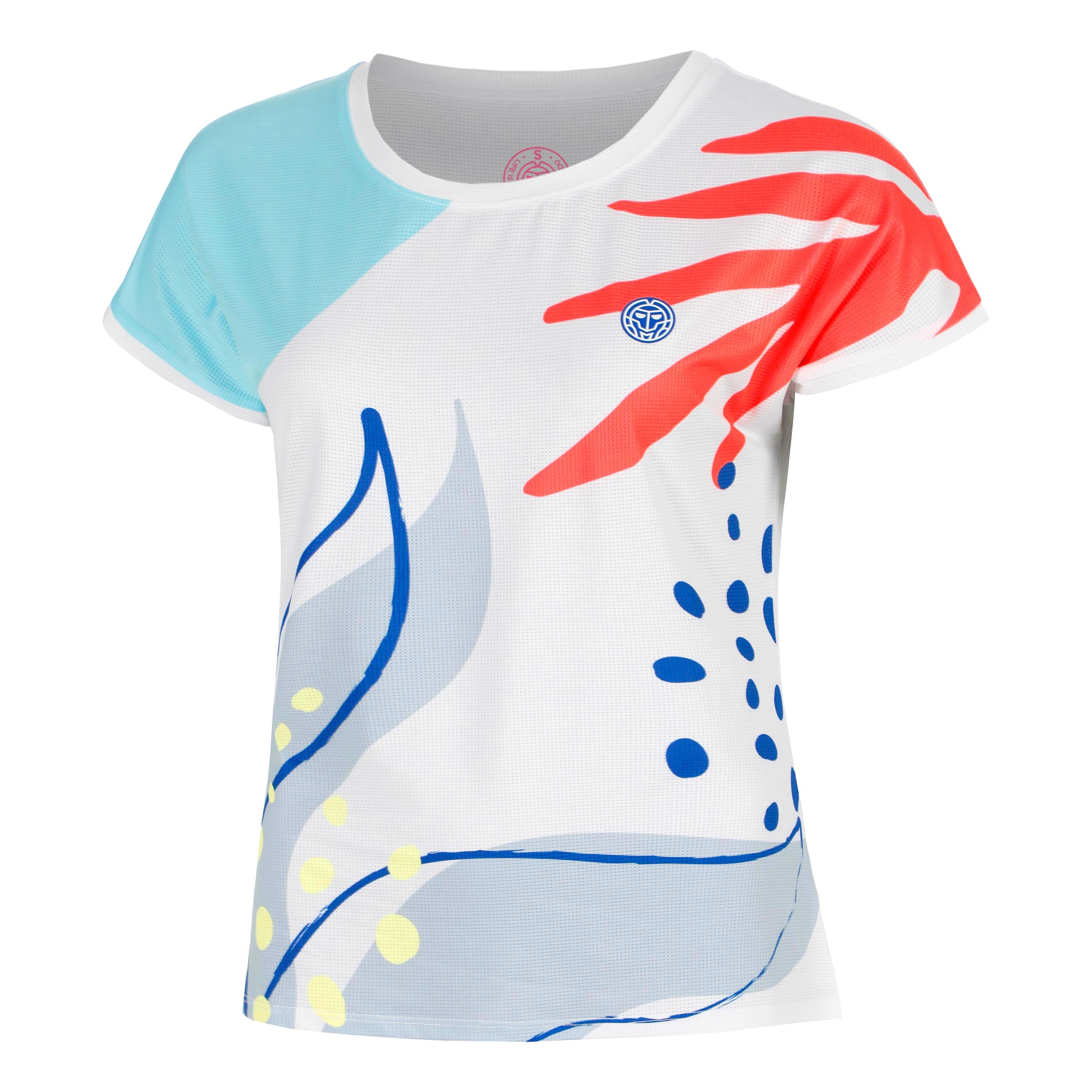 Bidi Badu Hey Laguna T - Shirt Damen Weiß, Mehrfarbig