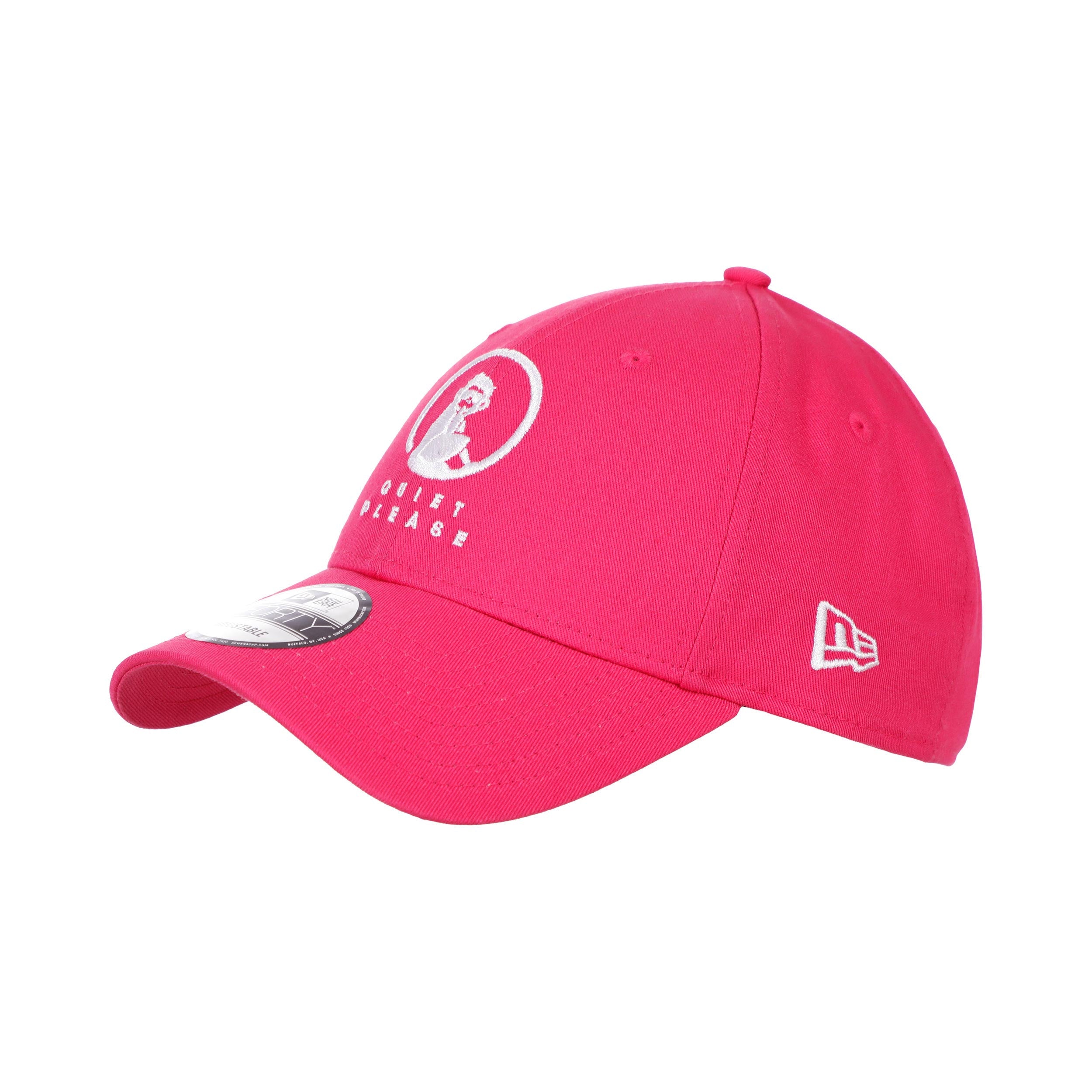 Quiet Please New Era Core 9 Forty Cap - Pink, Weiß