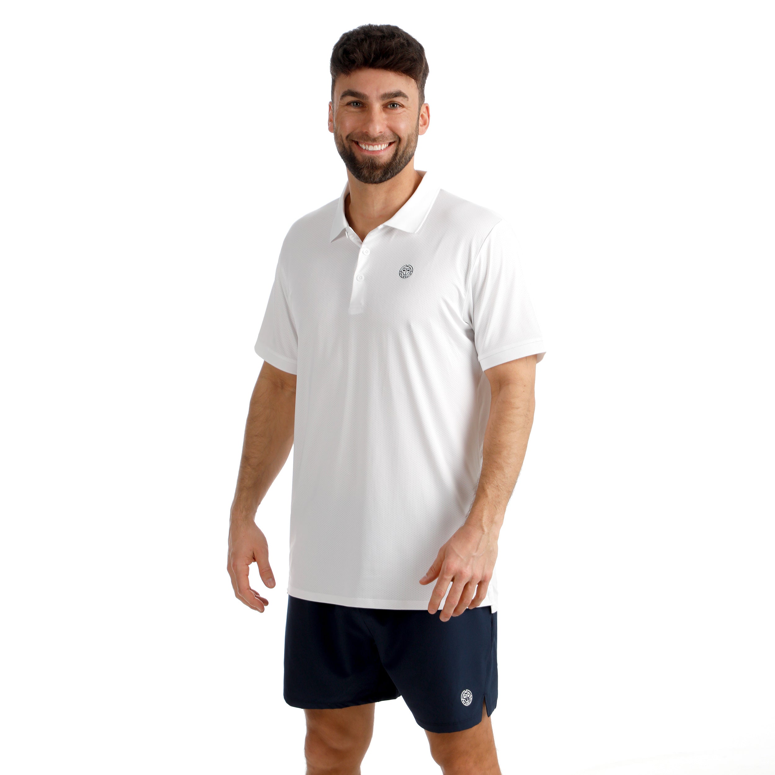 Bidi Badu Crew 2.0 Polo Herren - Weiß