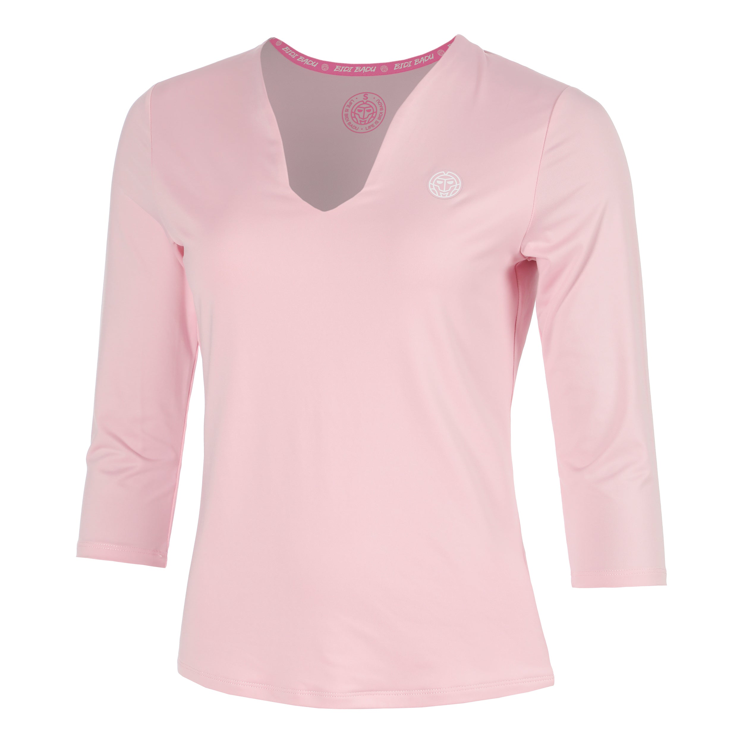Bidi Badu Hey Laguna V - Neck Longsleeve Damen Altrosa
