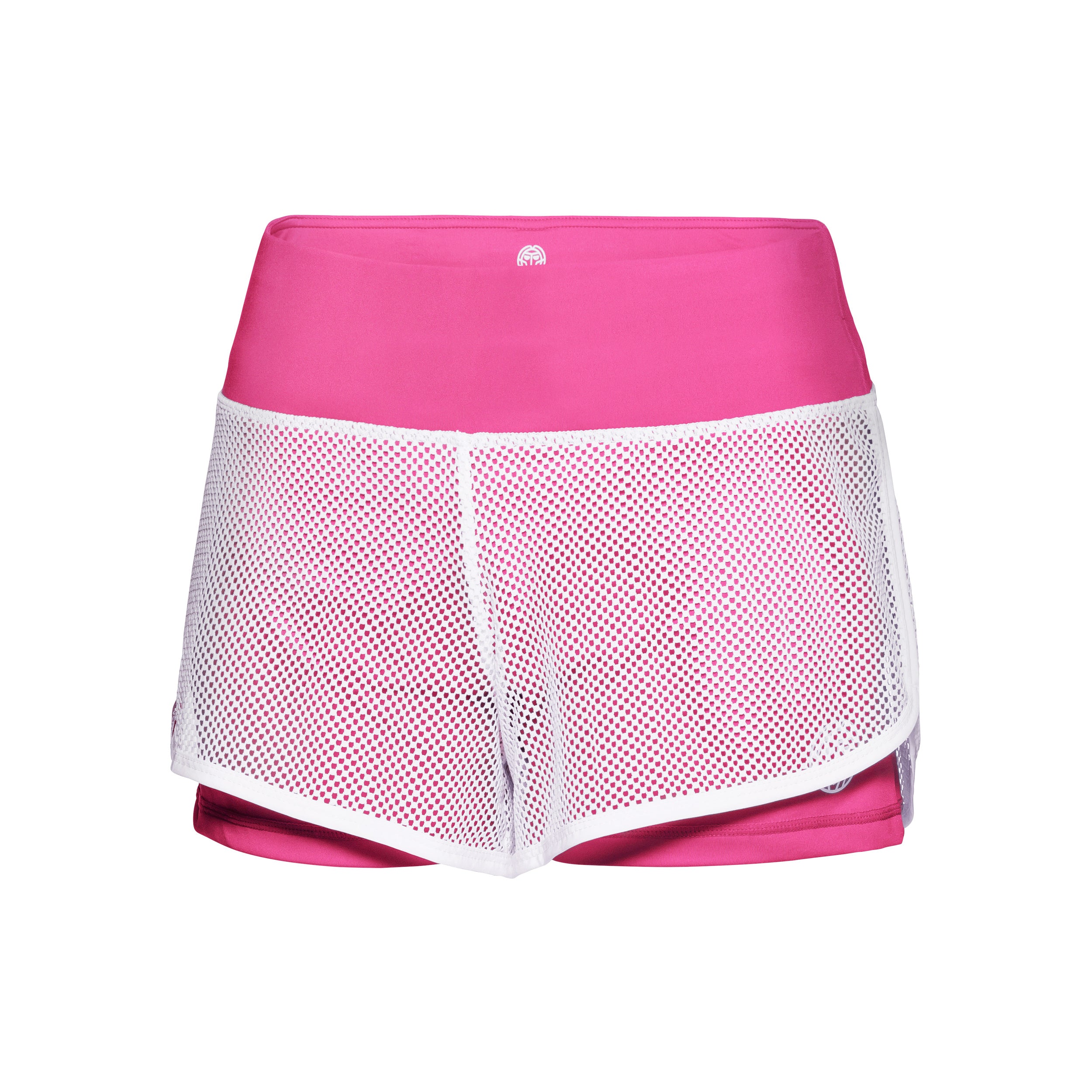 Bidi Badu Efia Tech (2in1) Shorts Damen - Pink, Weiß