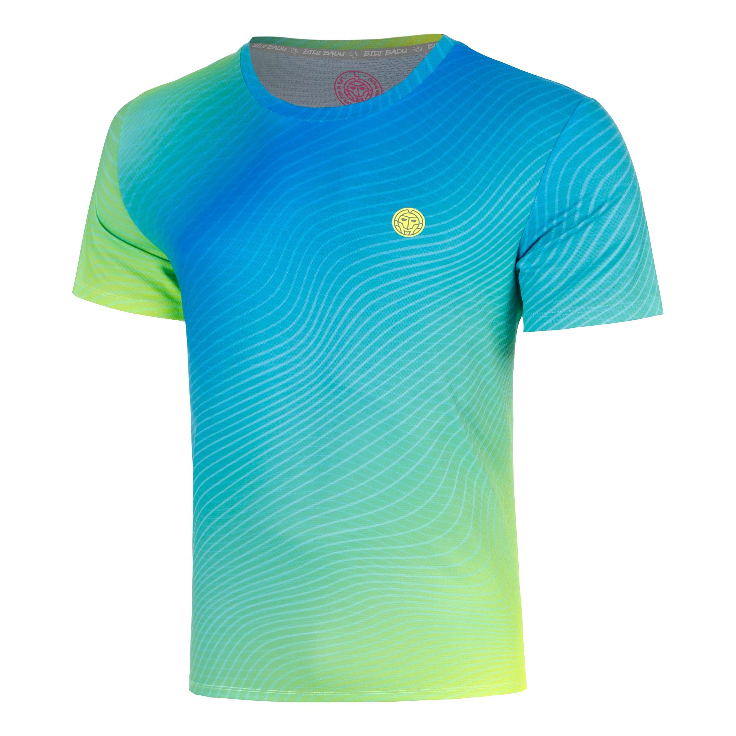 Bidi Badu Out Of Control T - Shirt Herren Blau, Neongelb