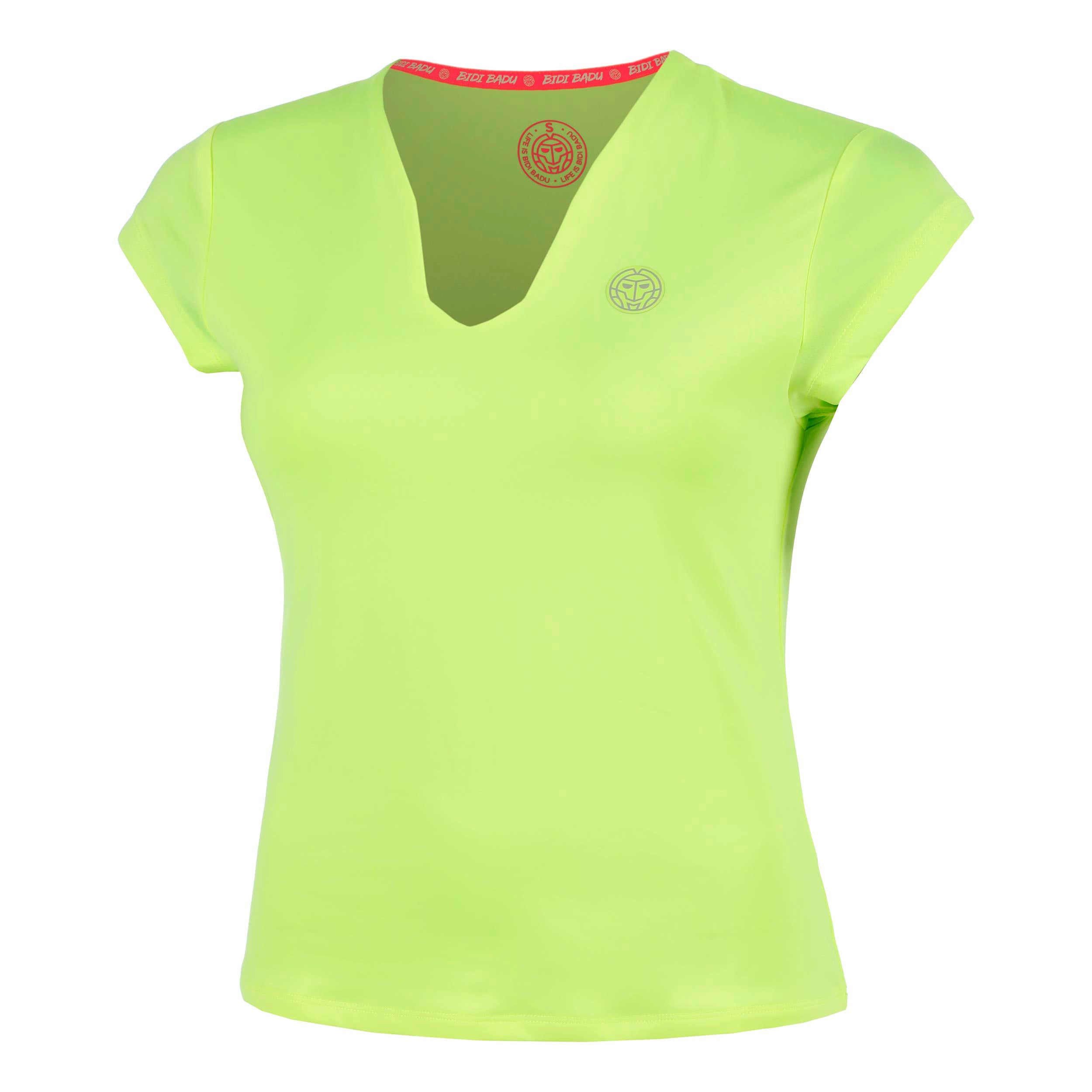 Bidi Badu Out Of Control V - Neck T Shirt Damen Neongelb