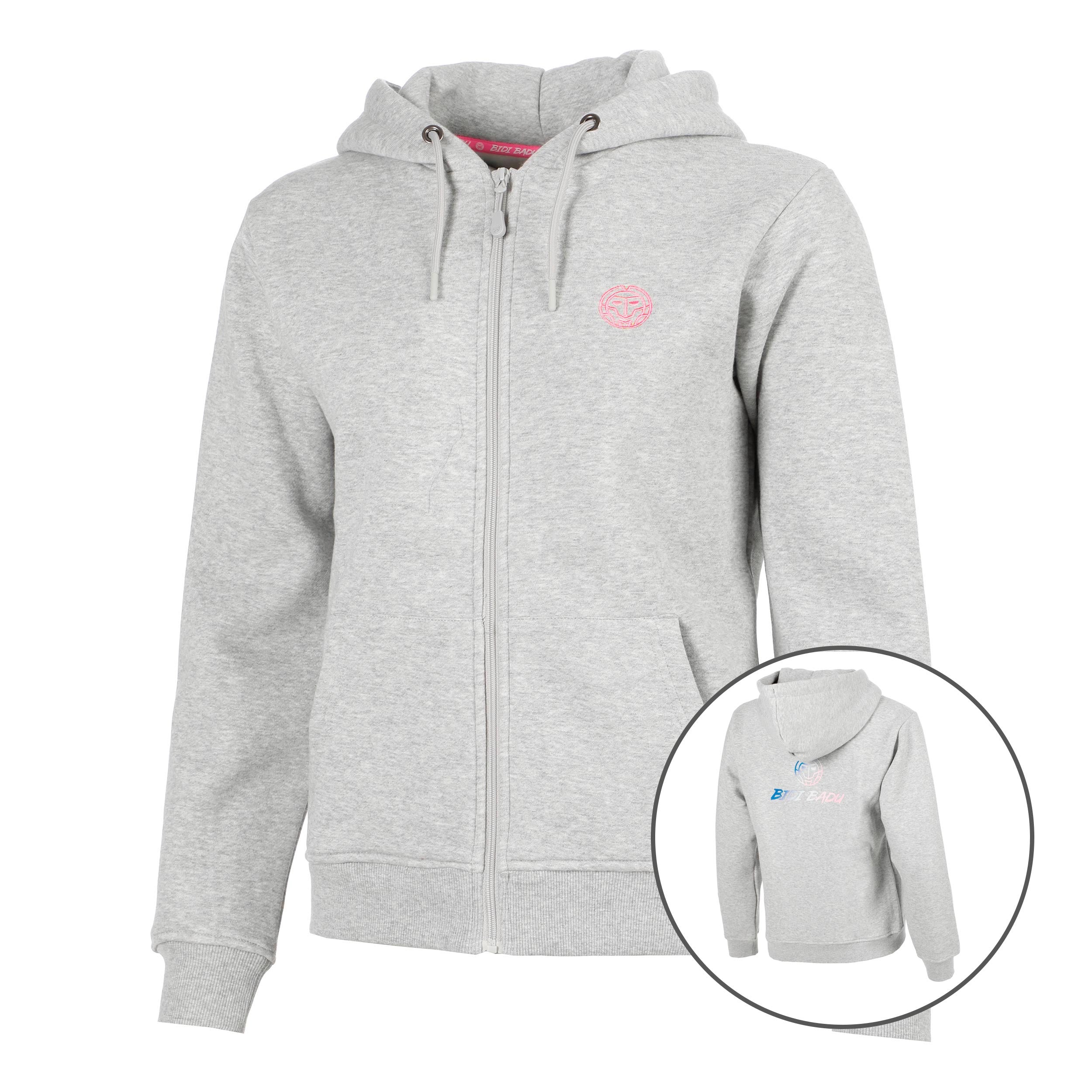 Bidi Badu Hey Laguna Logo Zip Hoody Damen - Hellgrau