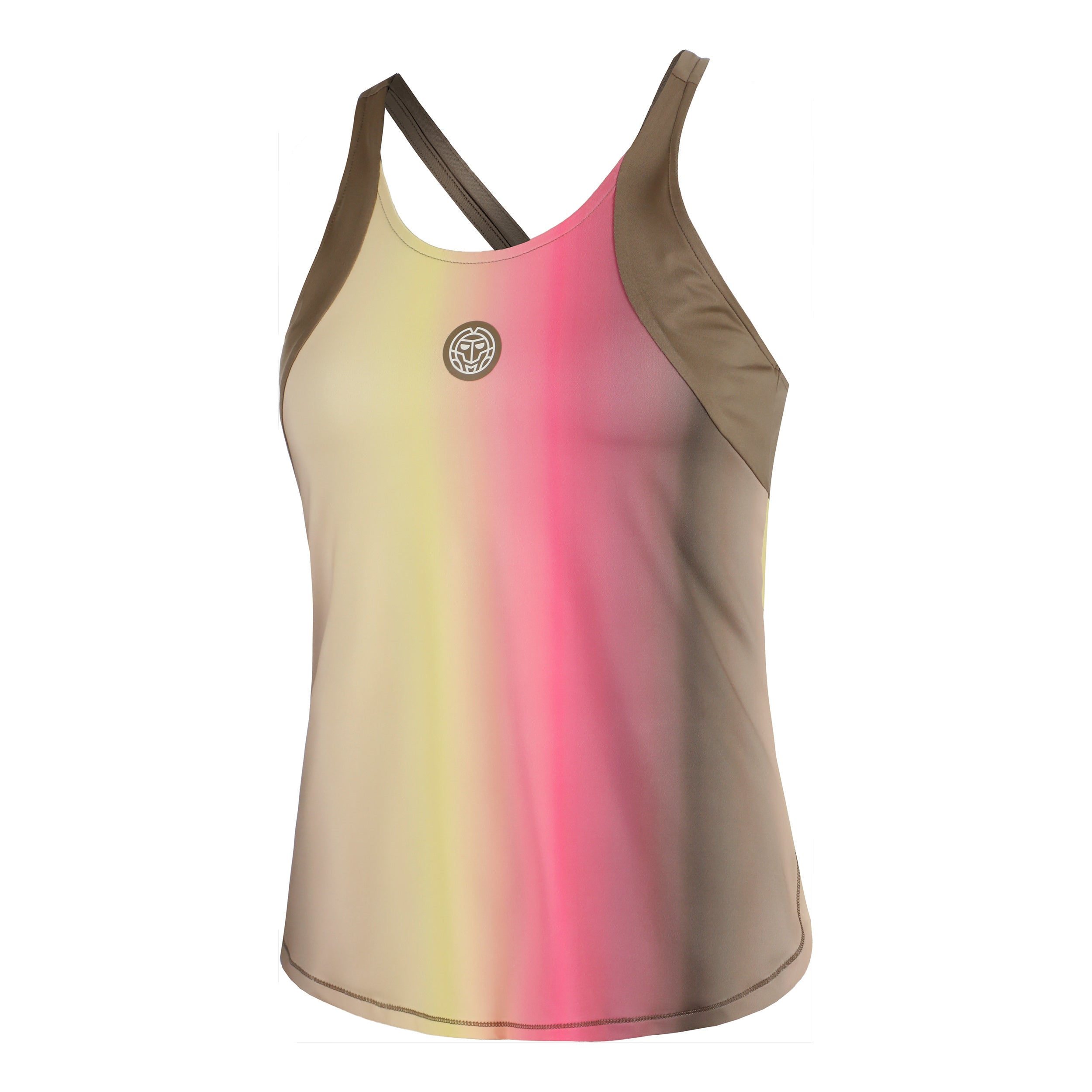 Bidi Badu Spectrum Tank - Top Damen Braun, Gelb