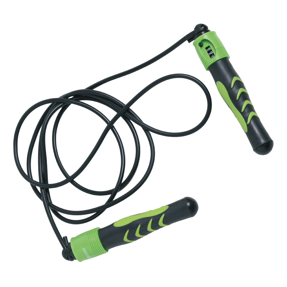 Schildkröt Fitness Springseil Mit Zählwerk - Grün, Schwarz