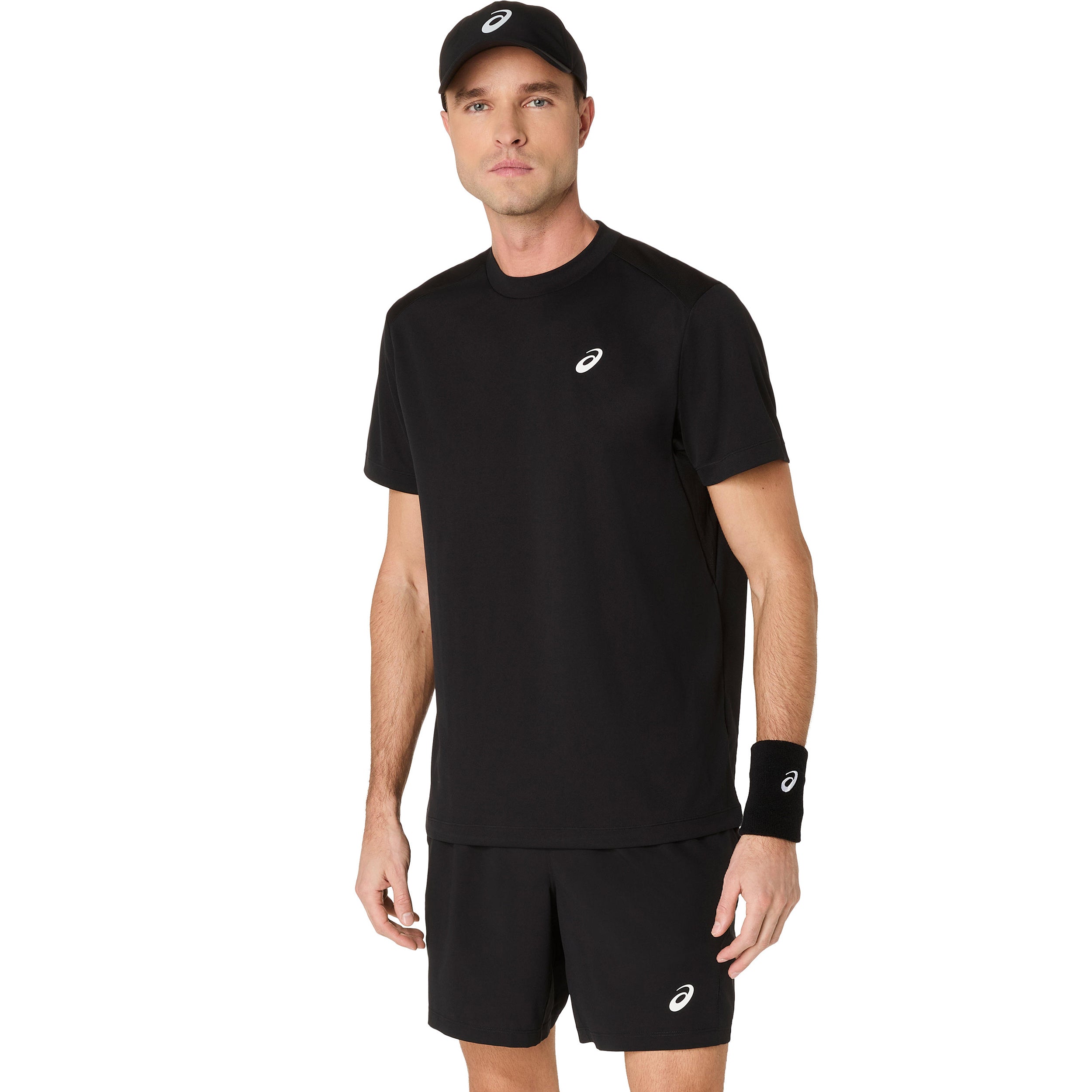 Asics Court T - Shirt Herren Schwarz