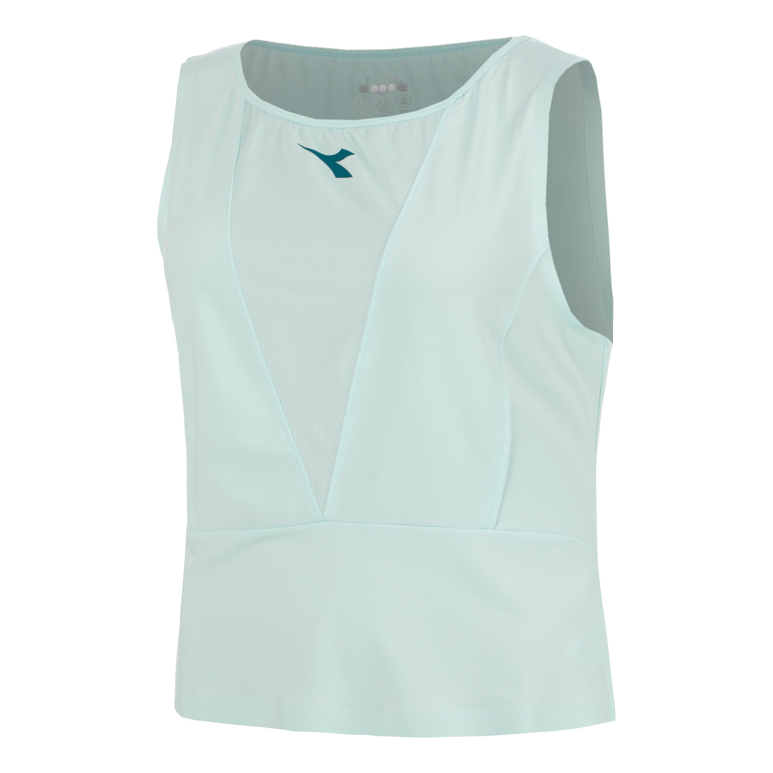 Diadora Match Tank - Top Damen Grün