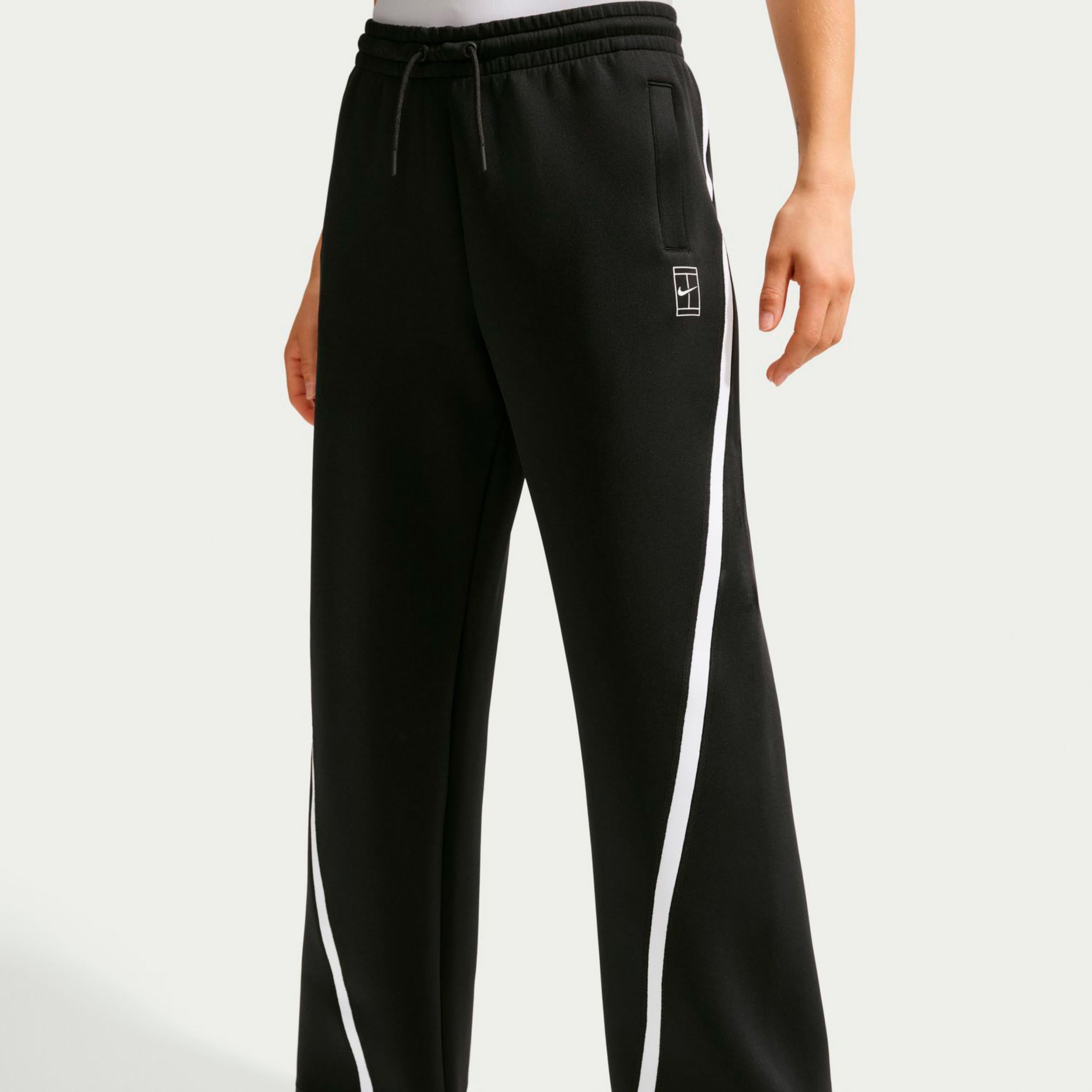 Nike Court Dri - Fit Advantage Trainingshose Damen Schwarz