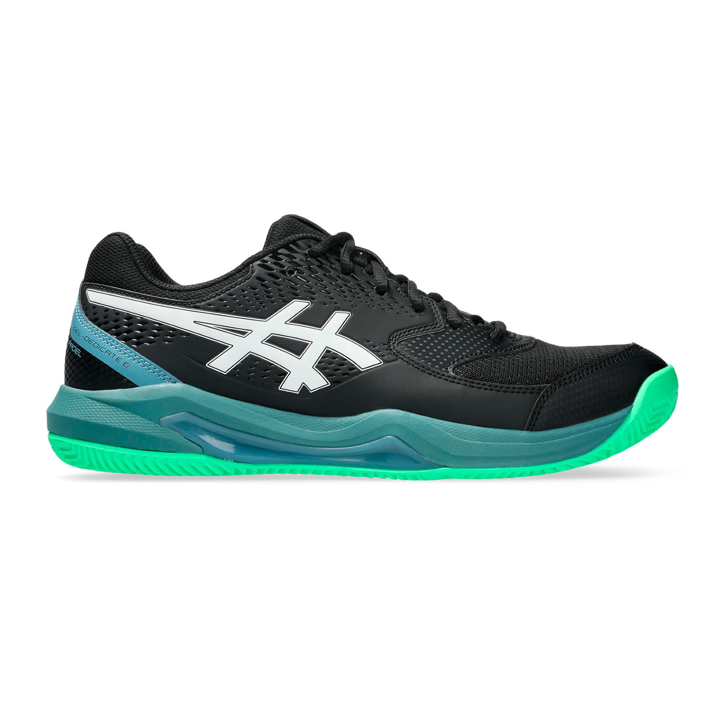 Asics Gel - Dedicate 8 Padel Padelschuh Herren Schwarz, Blaugrau