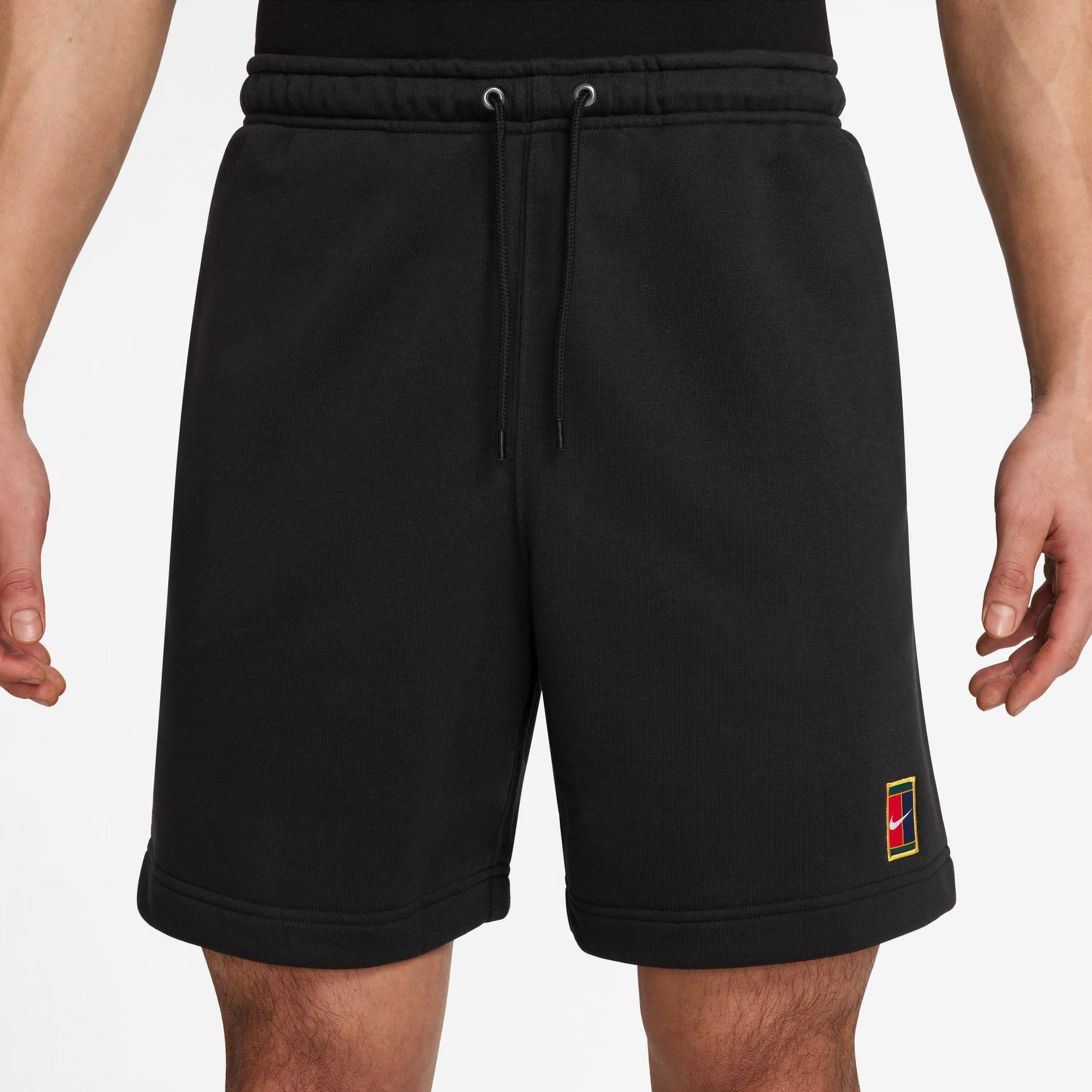 Nike Court Dri - Fit Heritage Fleece Shorts Herren Schwarz