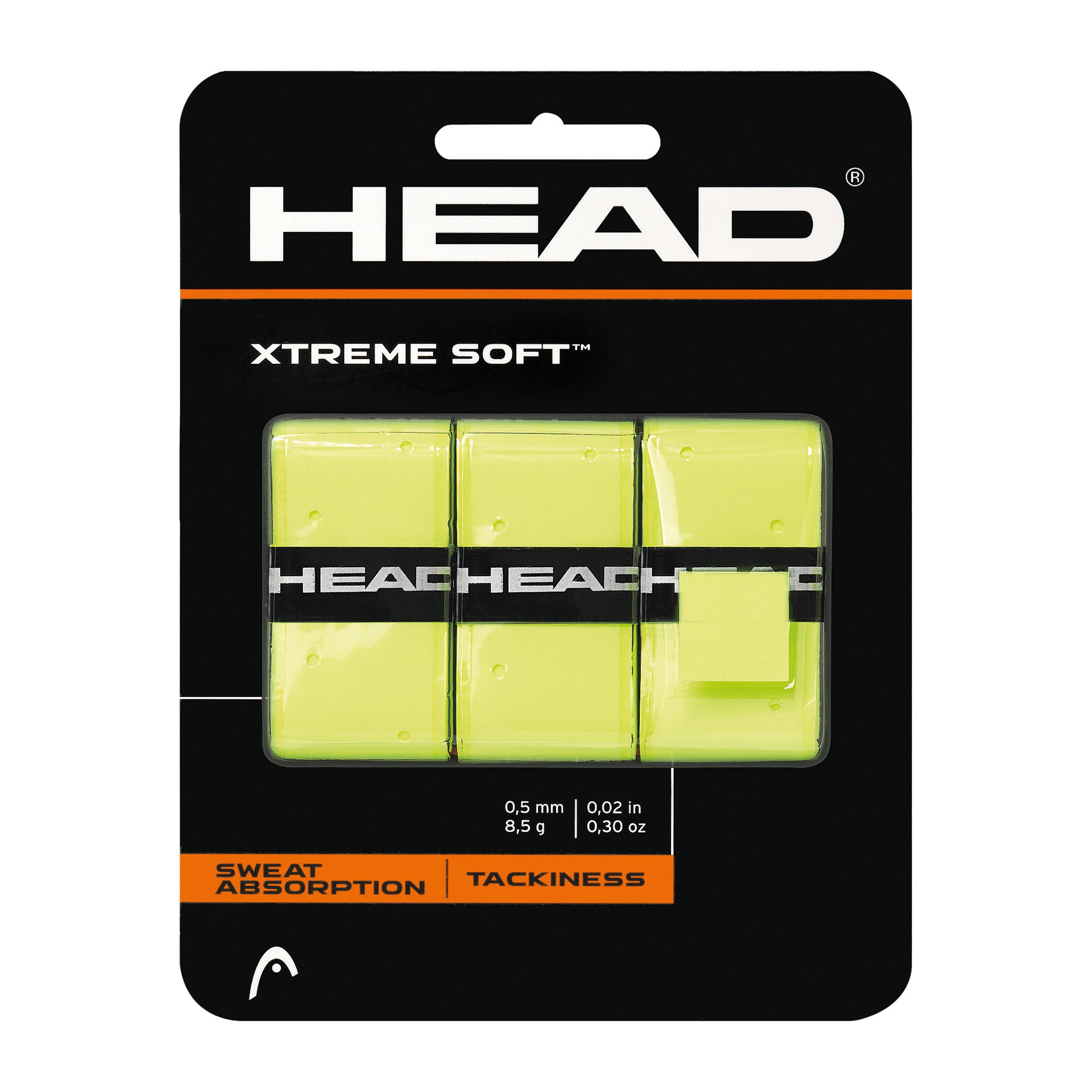 Head Xtreme Soft 3er Pack - Gelb