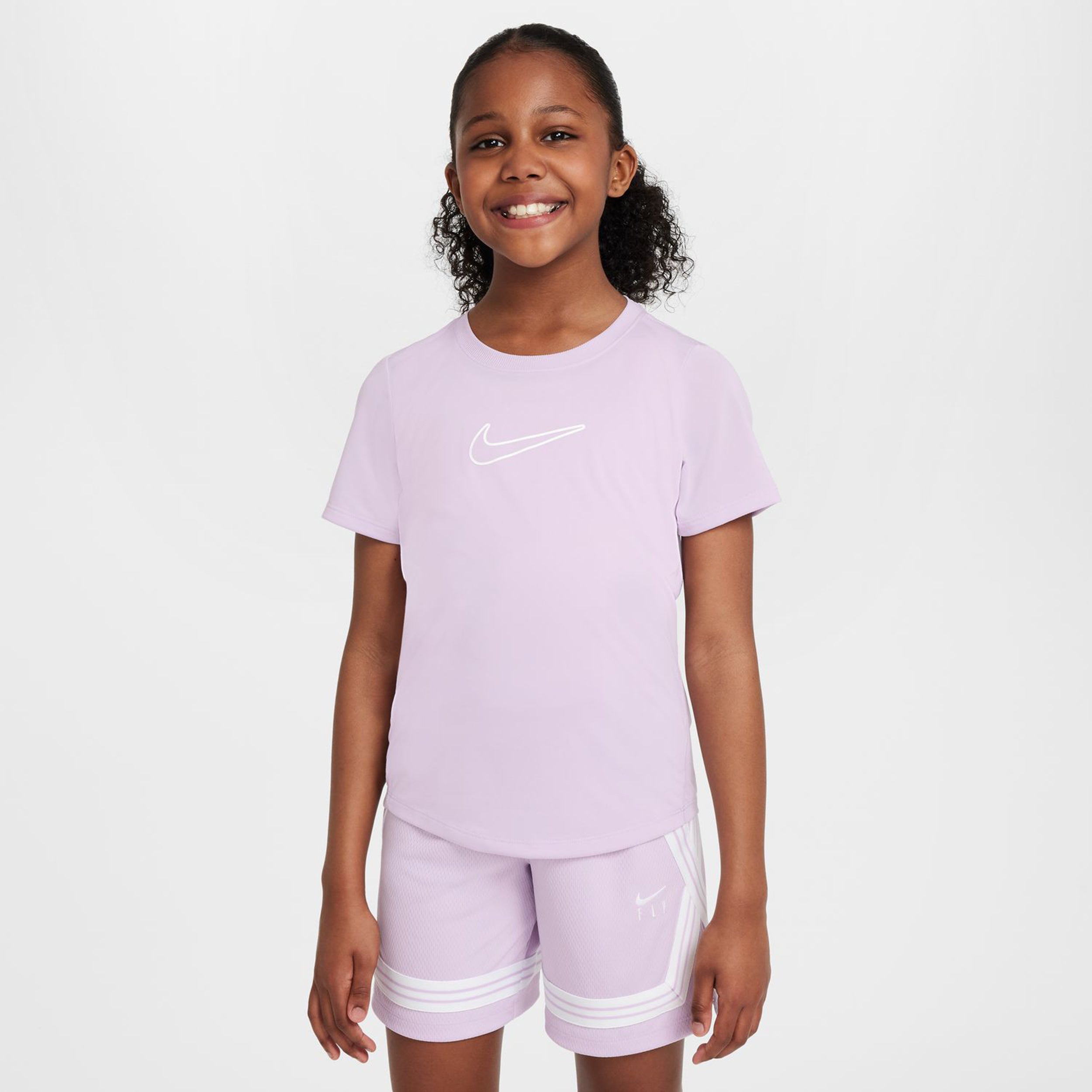 Nike Dri - Fit One T Shirt Mädchen Lila