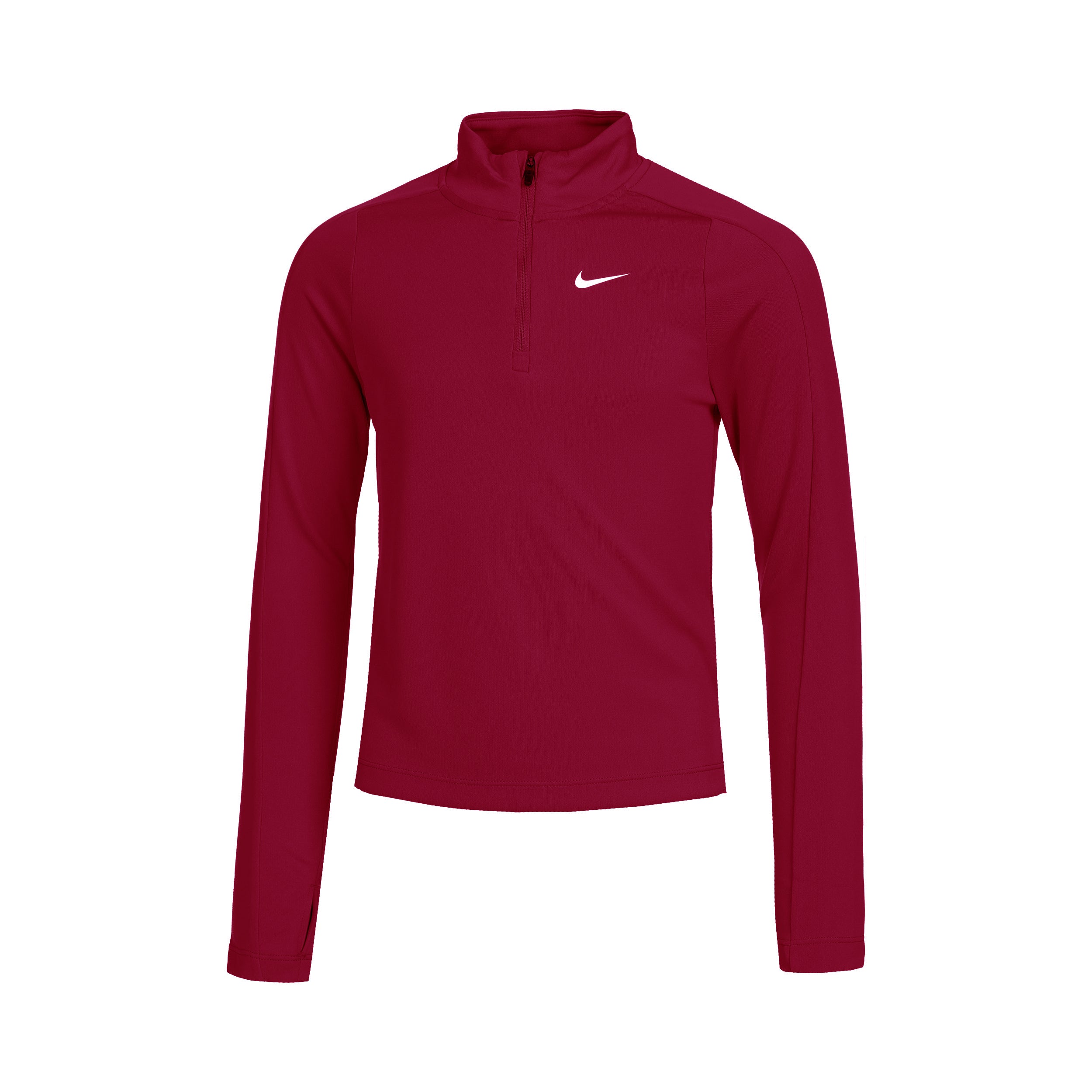 Nike Dri - Fit Longsleeve Mädchen Rot, Weiß