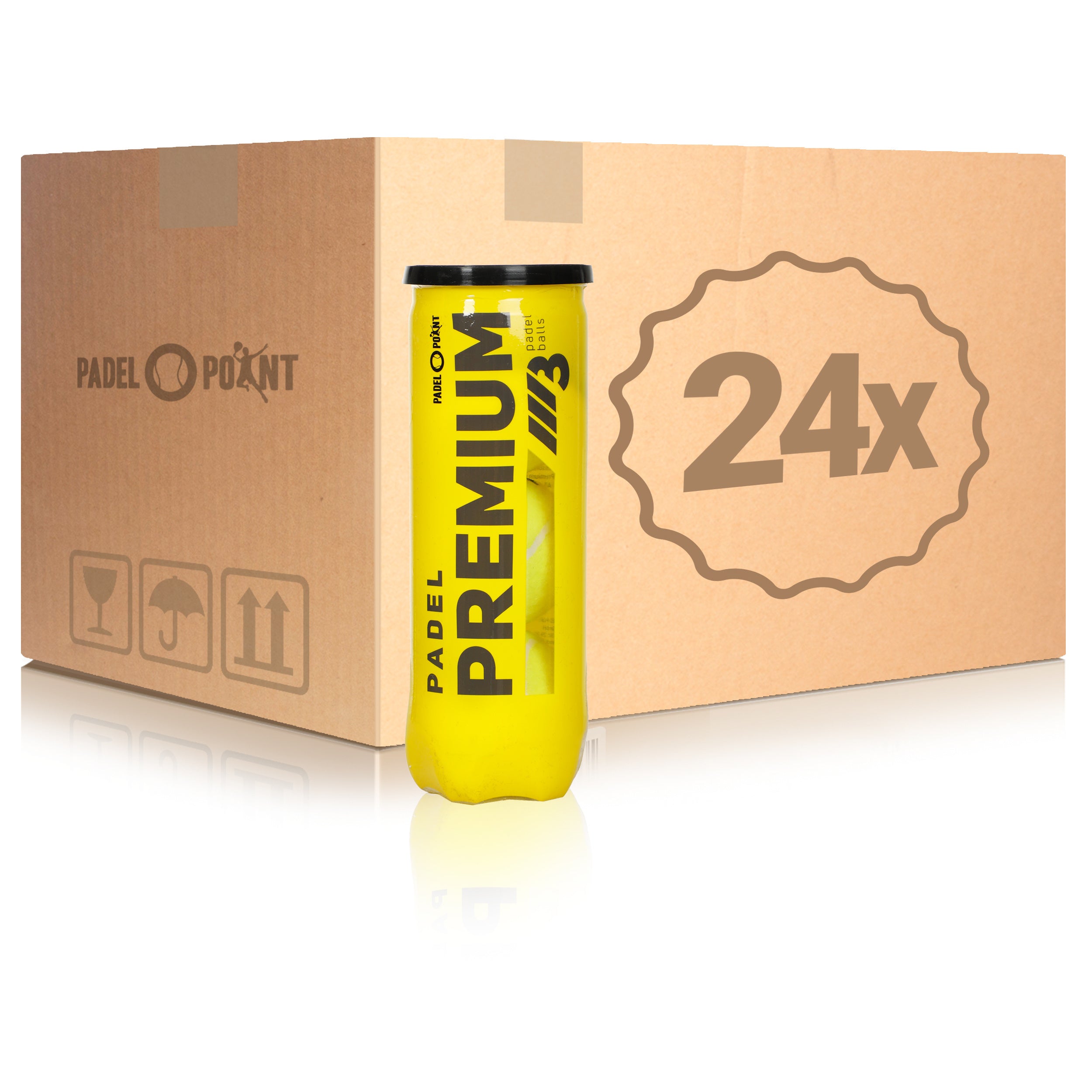 Padel - Point 24x 3er Dose Premium Ball Im Karton