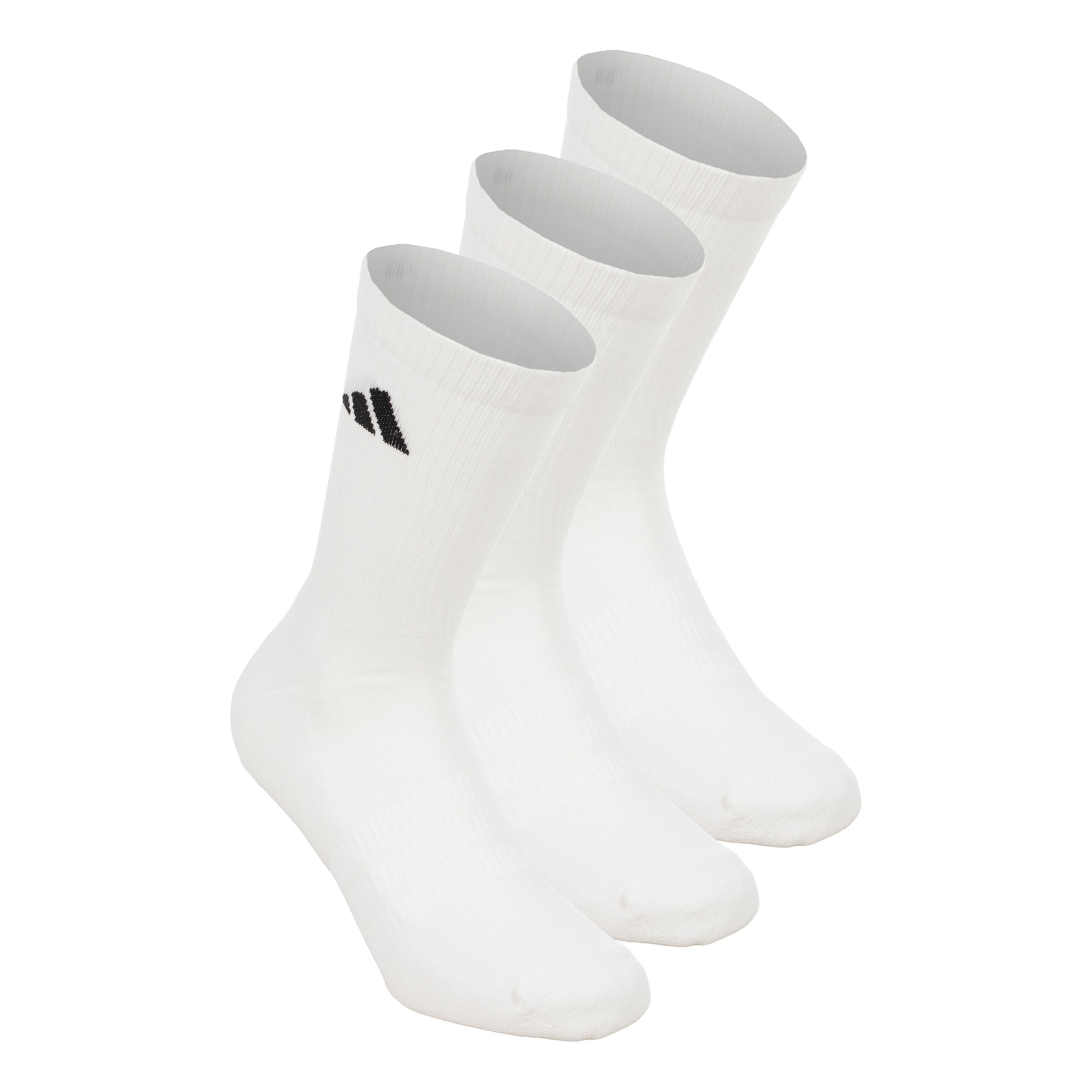 Adidas Essentials Crew 3p Tennissocken Unisex - Weiß, Schwarz