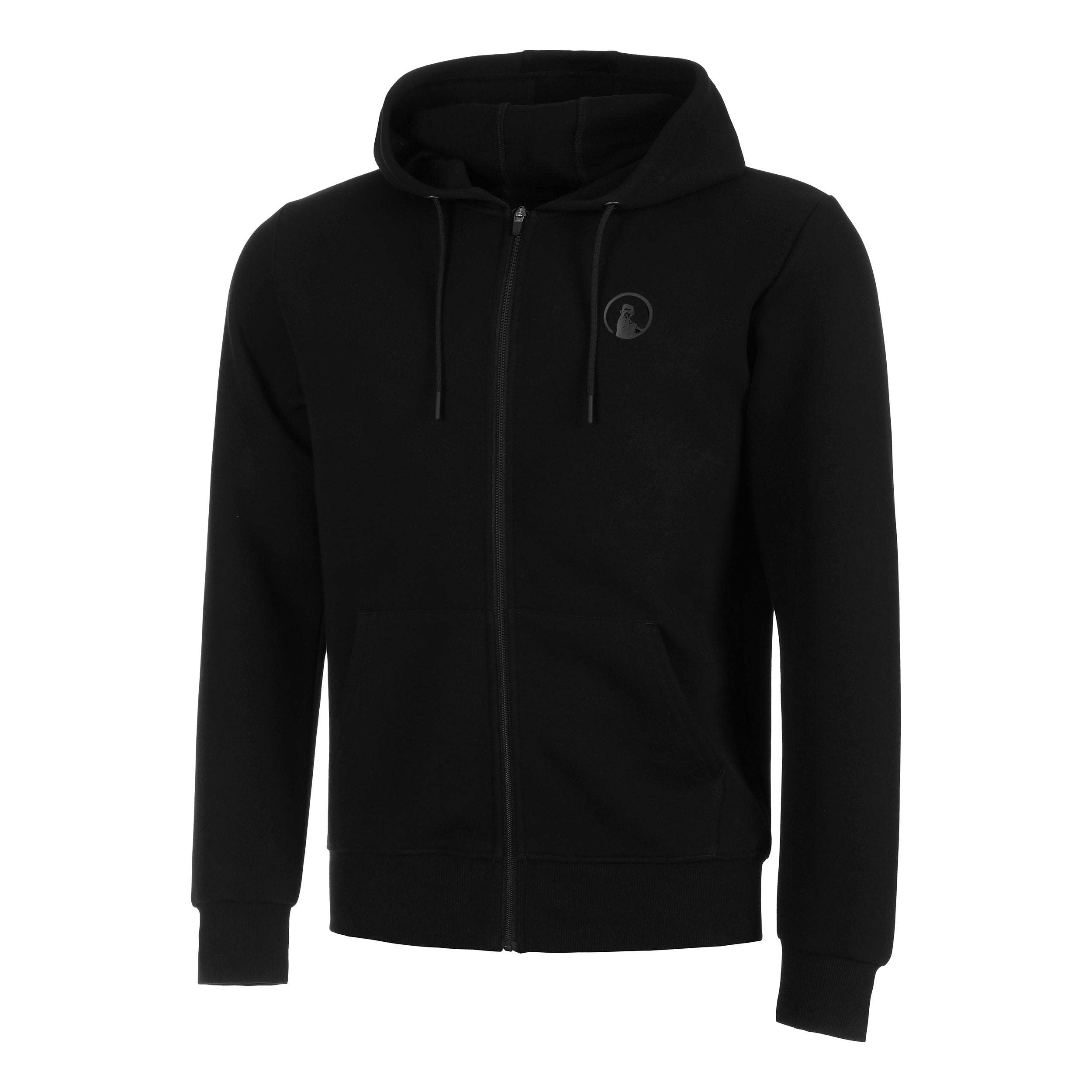Quiet Please Tonal Core Zip Sweatjacke Herren - Schwarz