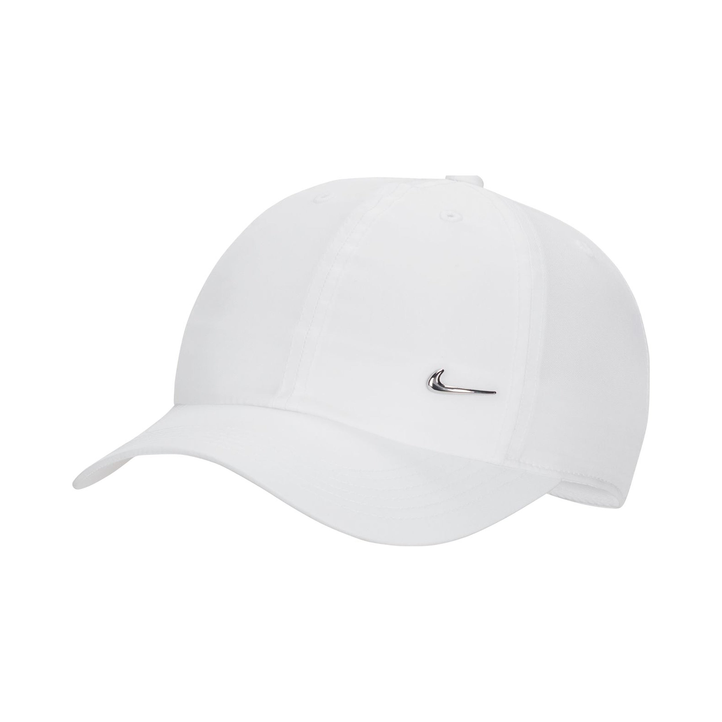 Nike Dri - Fit Club Metal Swoosh Cap Kinder Weiß
