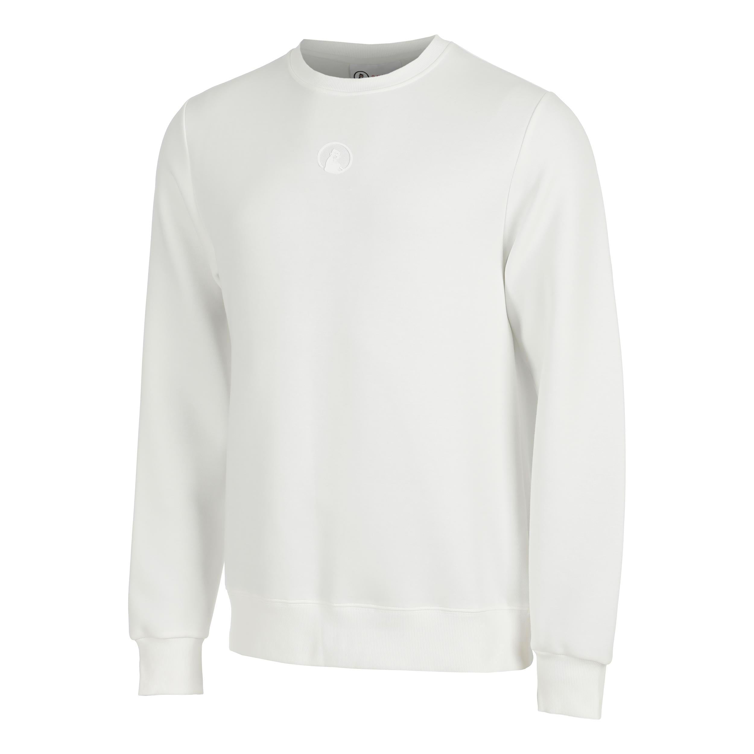 Quiet Please Tonal Core Sweatshirt Herren - Creme