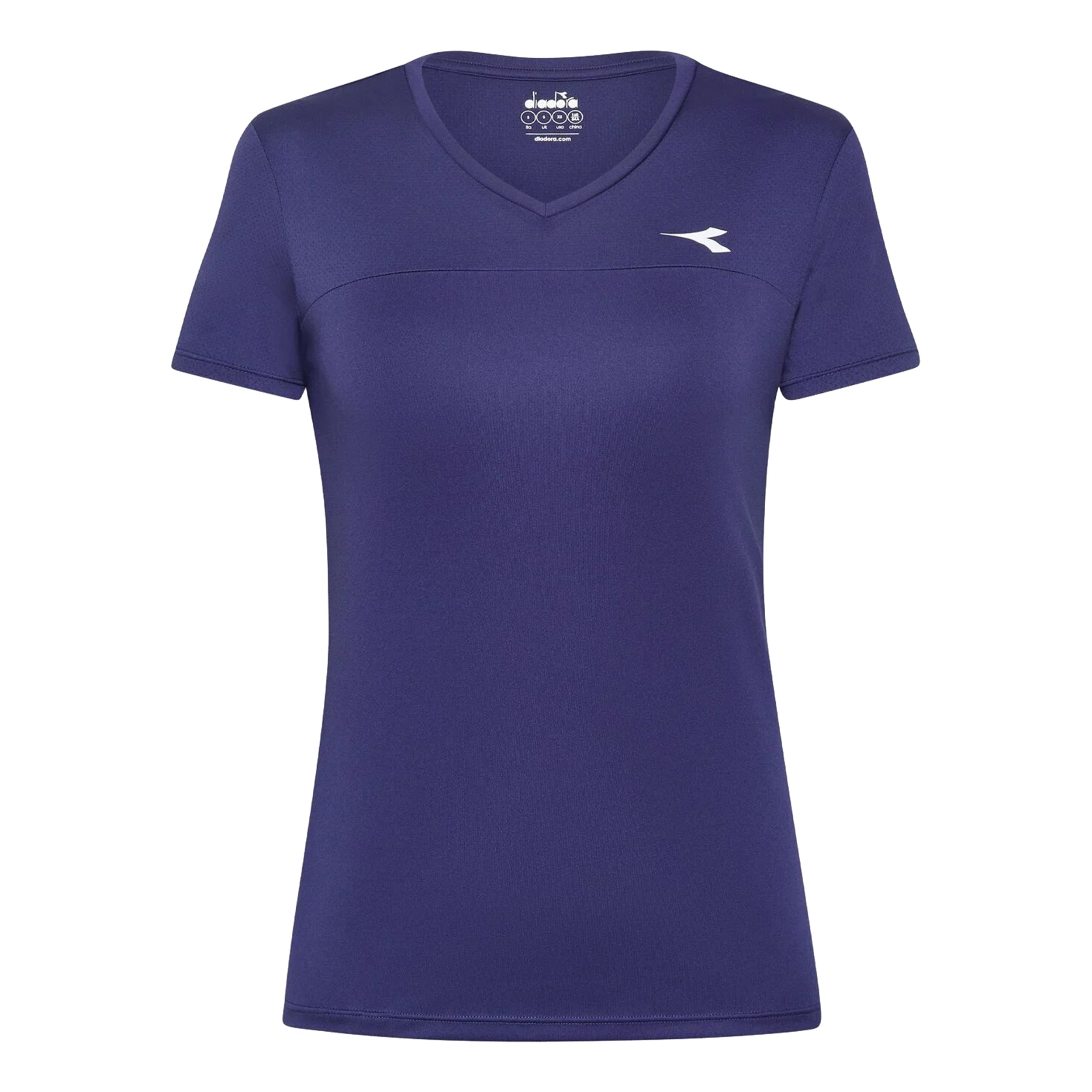 Diadora L. Short Sleeve T - Shirt Damen Blau