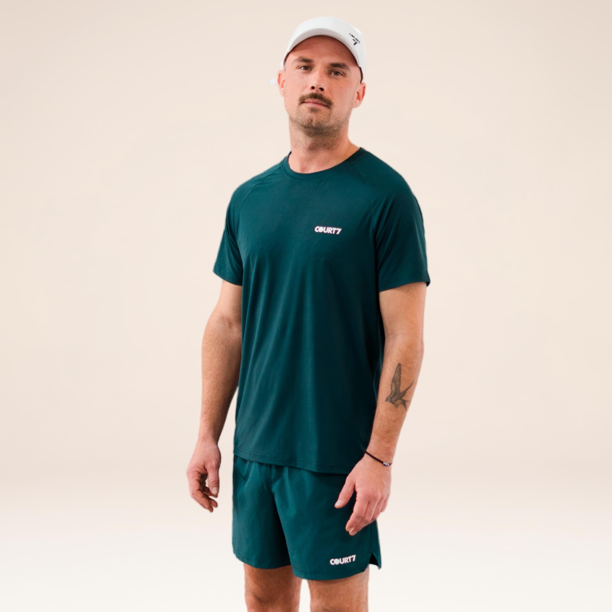 Court7 Performance Solid T - Shirt Herren