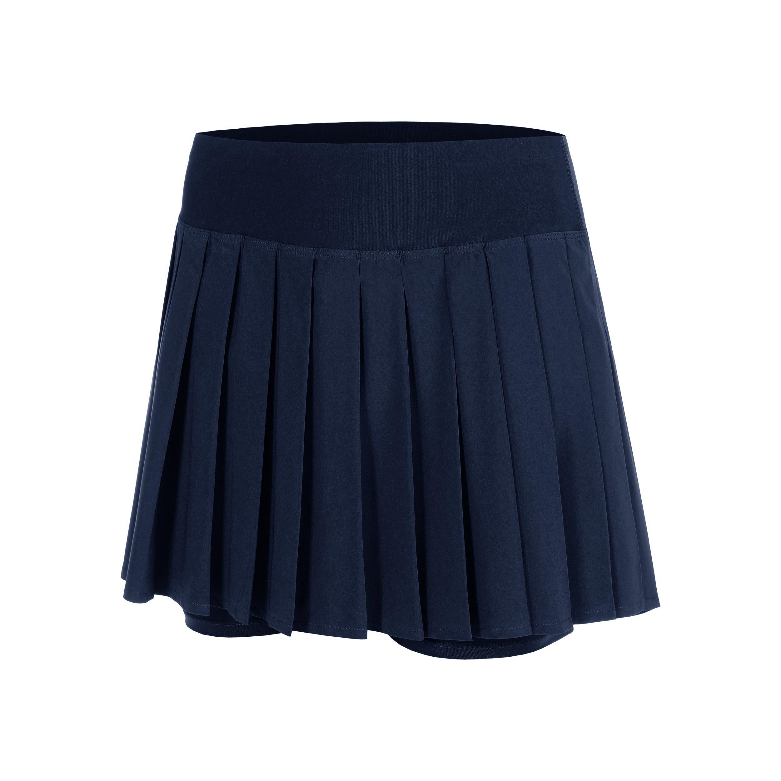 Quiet Please Love Pleated Rock Damen - Dunkelblau