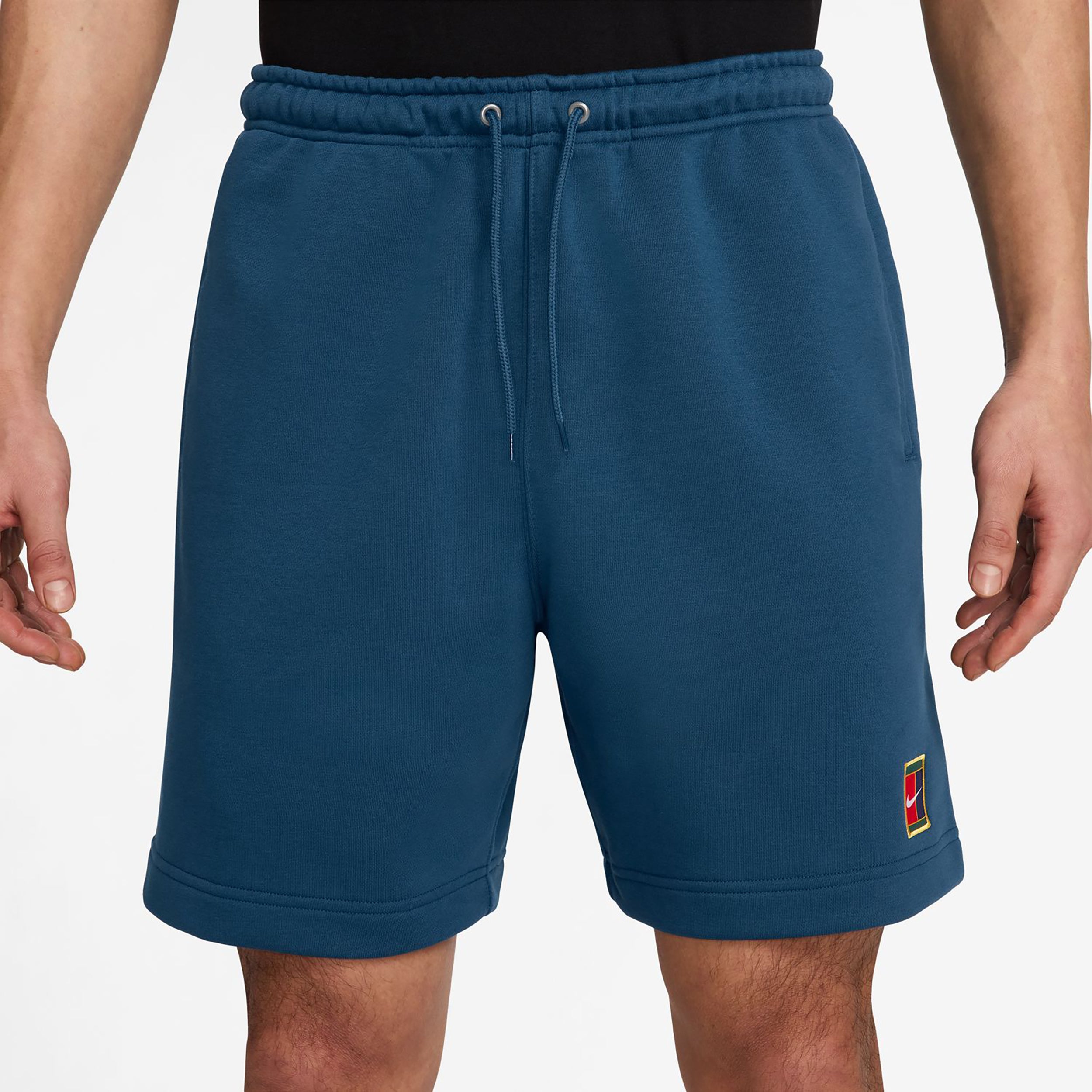 Nike Court Dri - Fit Heritage Fleece Shorts Herren Blaugrau