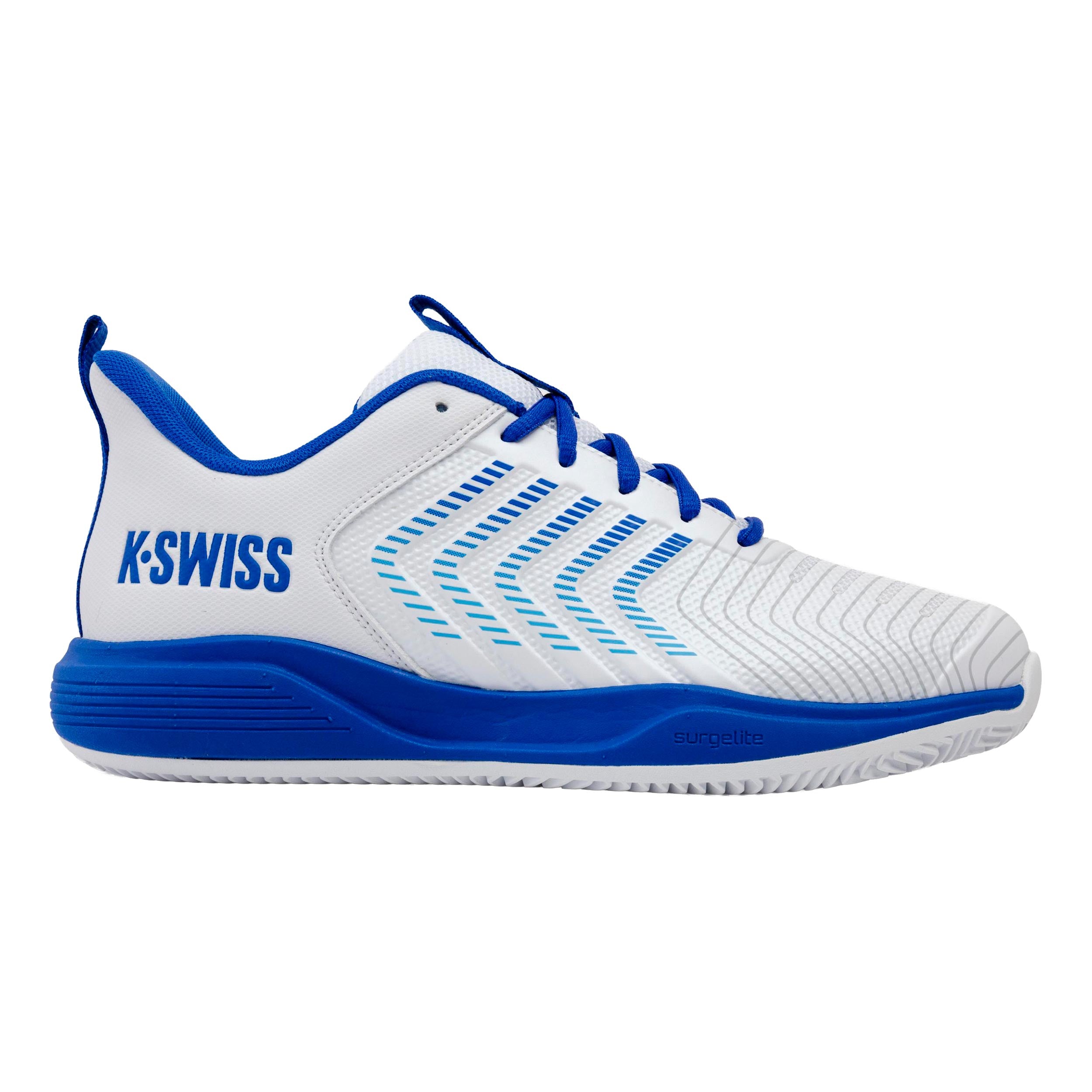K - Swiss Ultrashot Light Clay Sandplatzschuh Herren Weiß, Blau