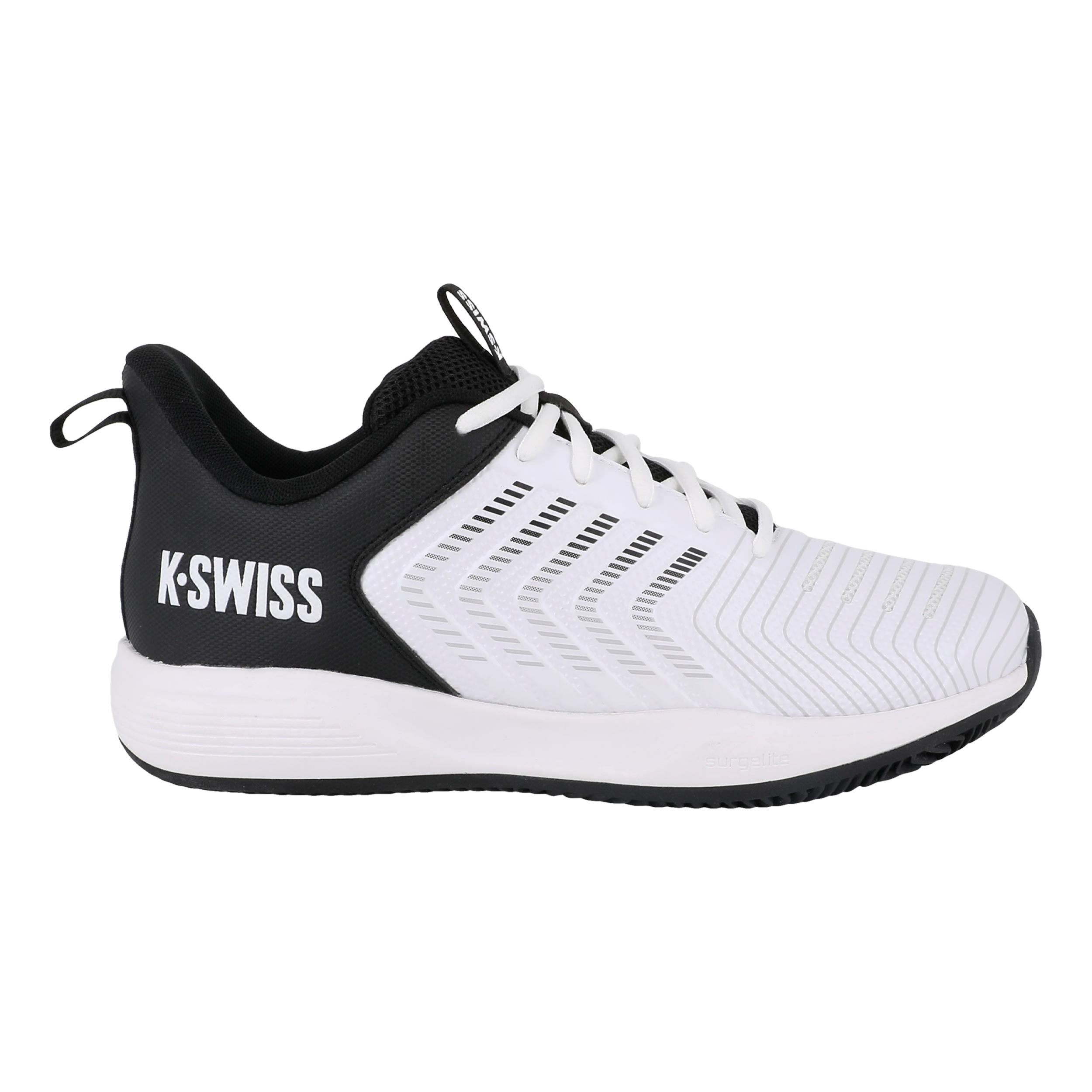 K - Swiss Ultrashot Light Clay Sandplatzschuh Herren Weiß, Schwarz