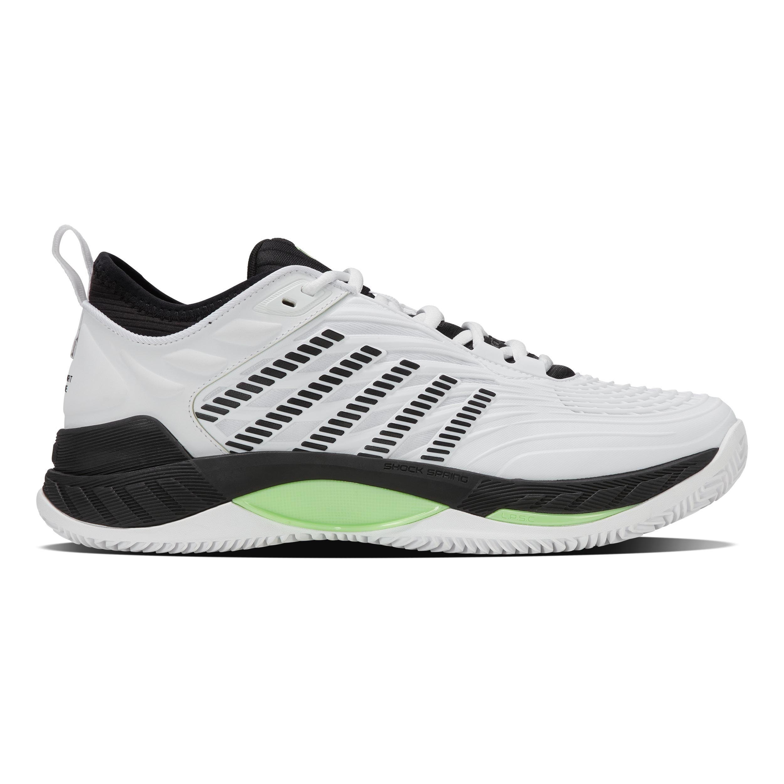 K - Swiss Hypercourt Supreme 2 Sandplatzschuh Herren Weiß, Grün