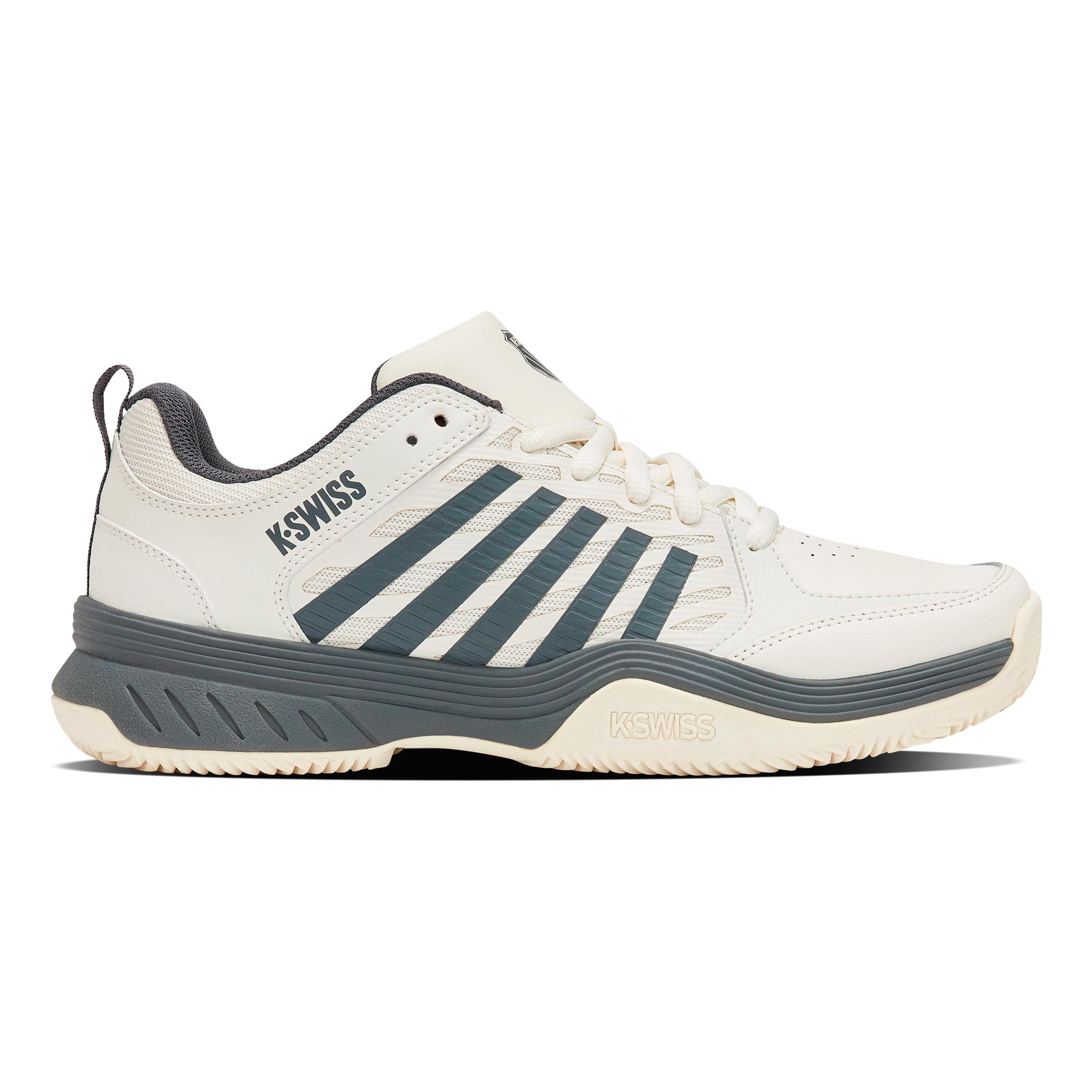 K - Swiss Court Express 2 Clay Sandplatzschuh Herren Grau, Weiß