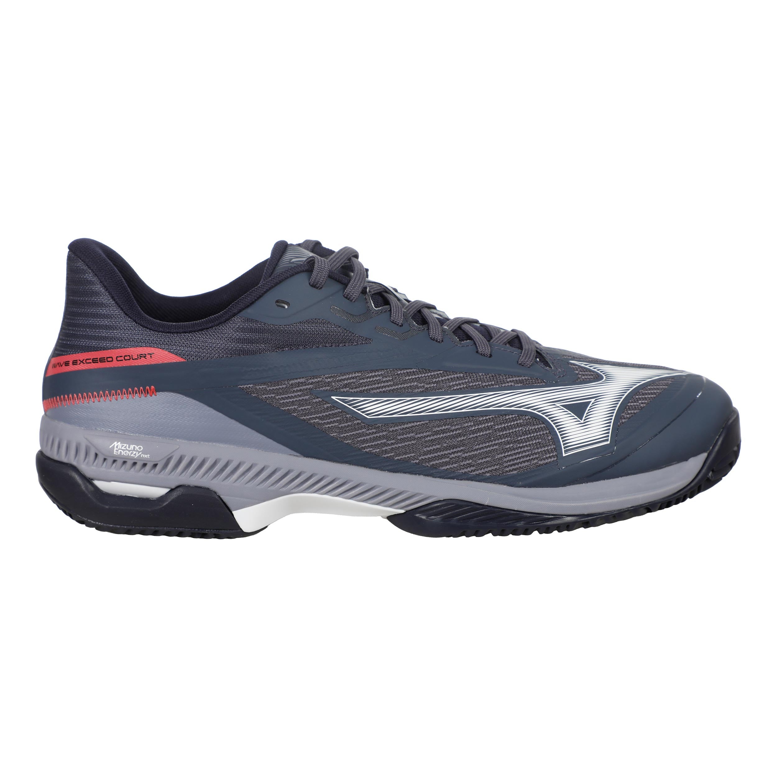 Mizuno Wave Exceed Court Sandplatzschuh Herren - Grau, Weiß