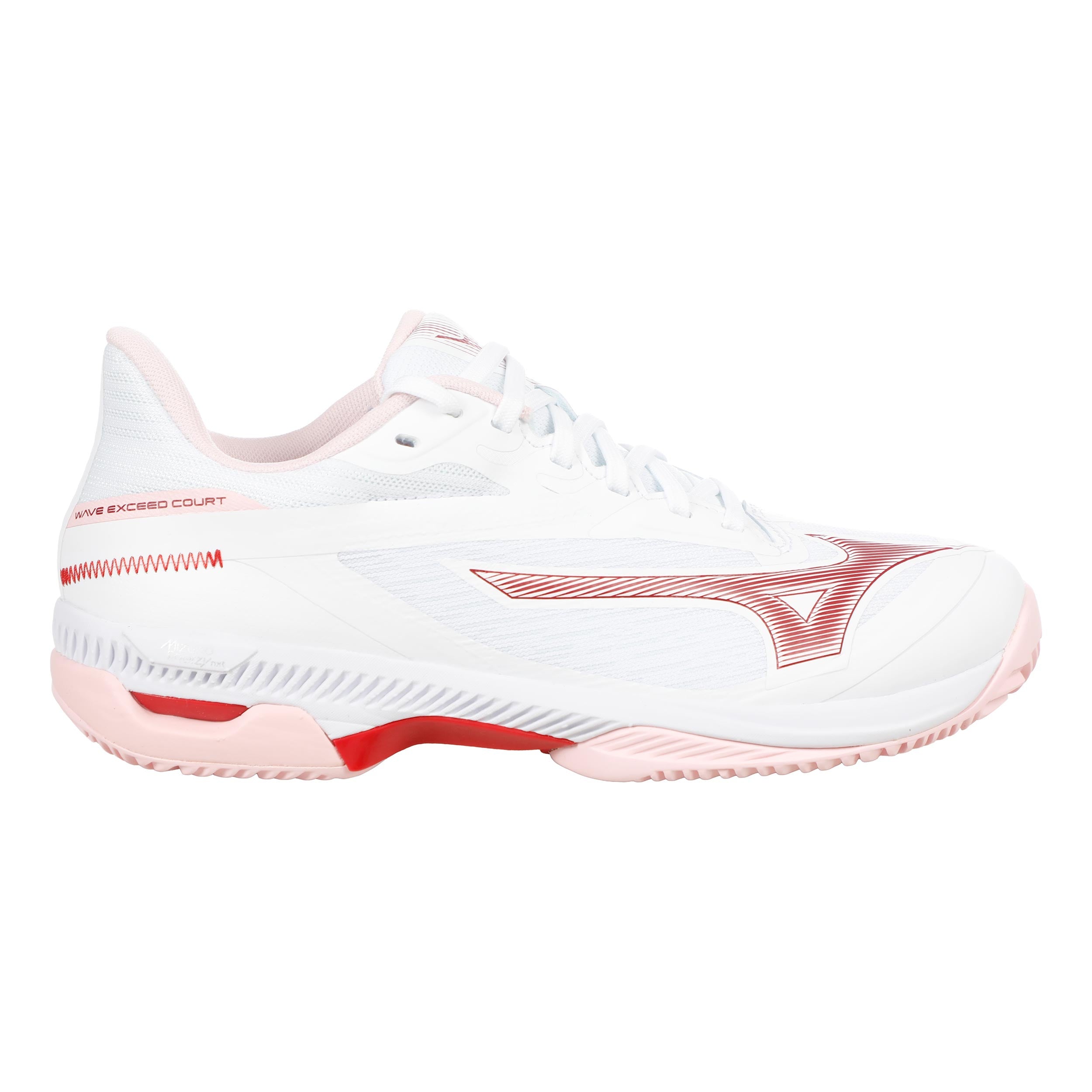Mizuno Wave Exceed Court Sandplatzschuh Herren - Weiß, Berry