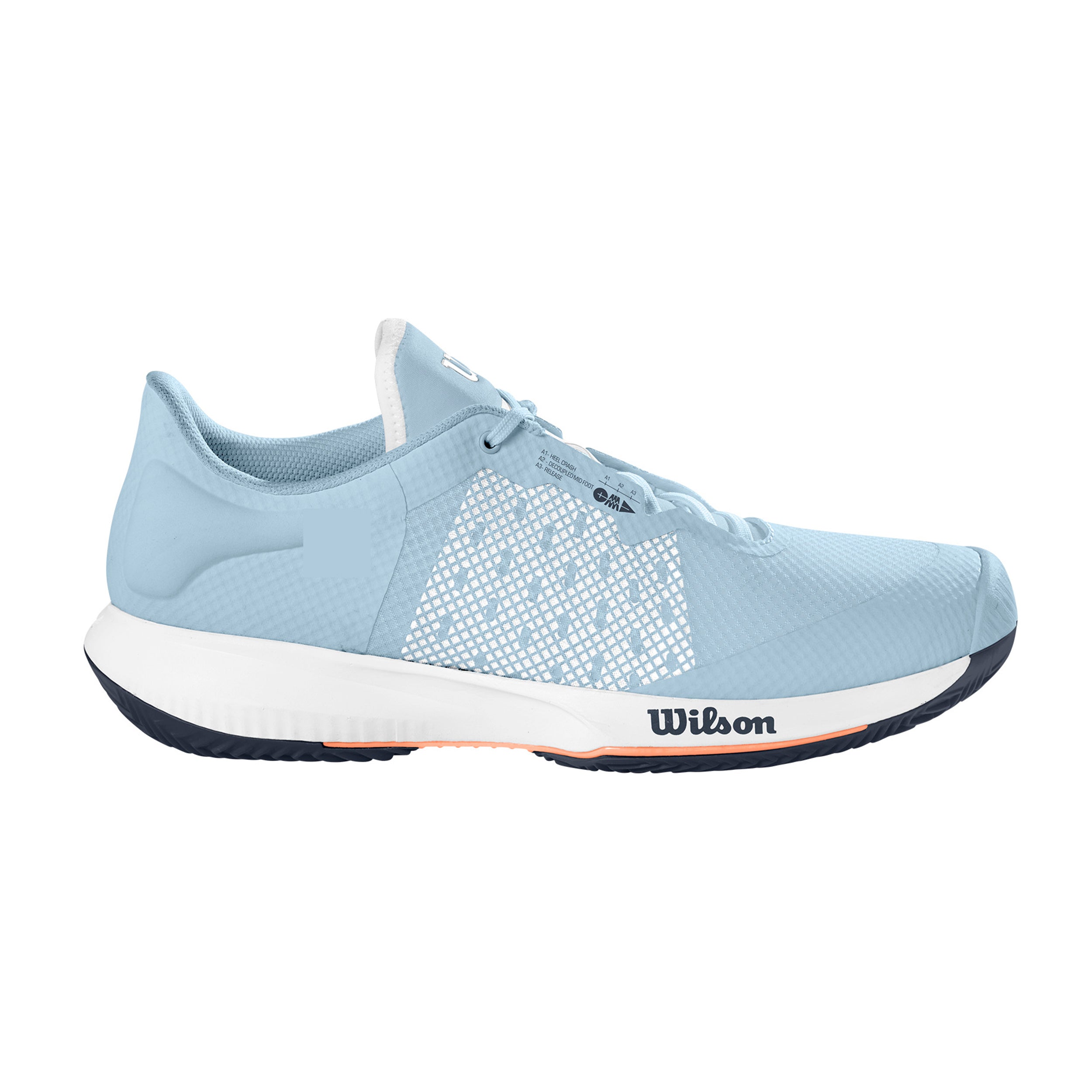 Wilson Kaos Swift Sandplatzschuh Damen - Hellblau