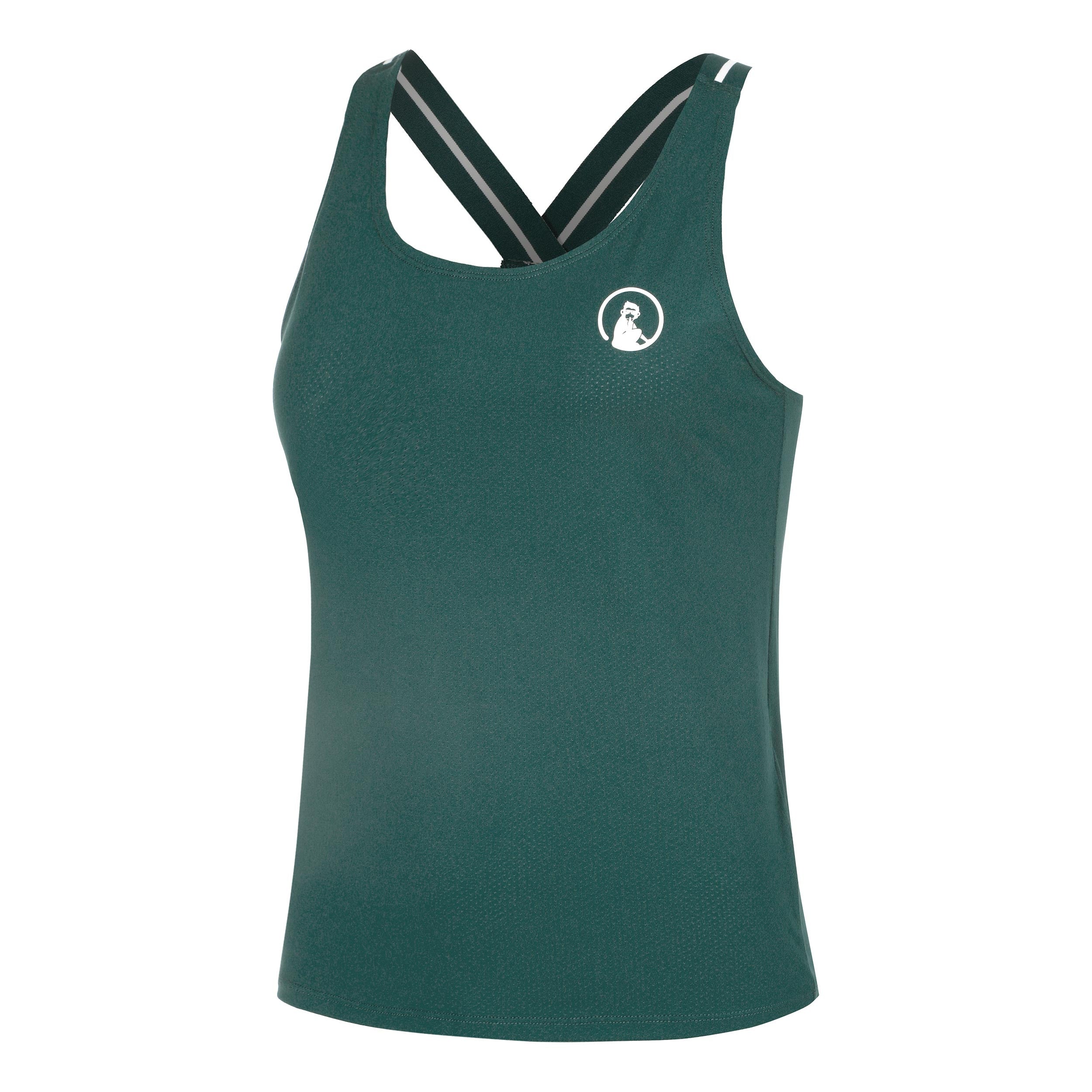 Quiet Please Serve & Volley Tank - Top Damen Grün