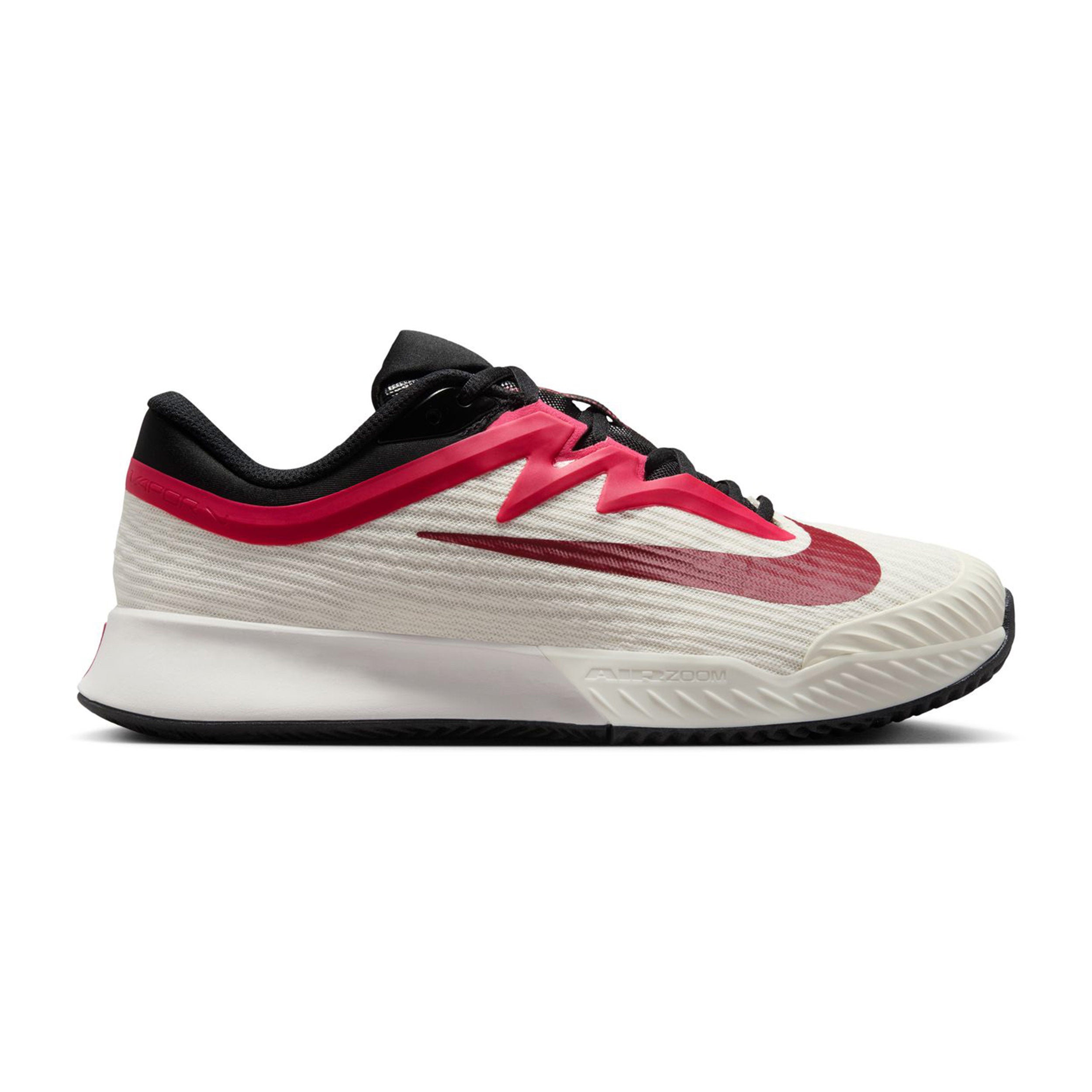 Nike Zoom Vapor Pro 3 Sandplatzschuh Damen - Creme, Rot